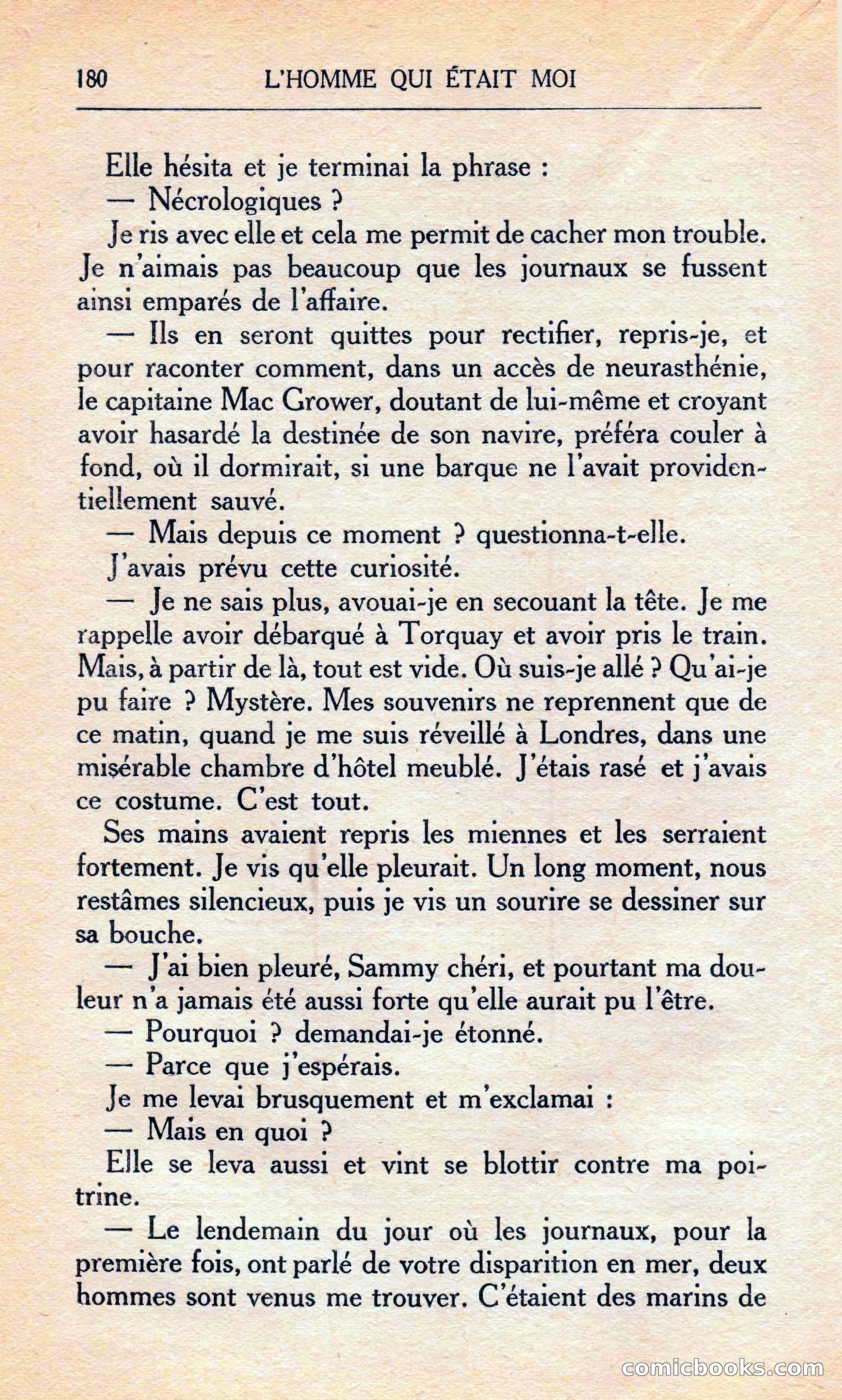 L'homme Qui Était Moi — page 186 of 309
