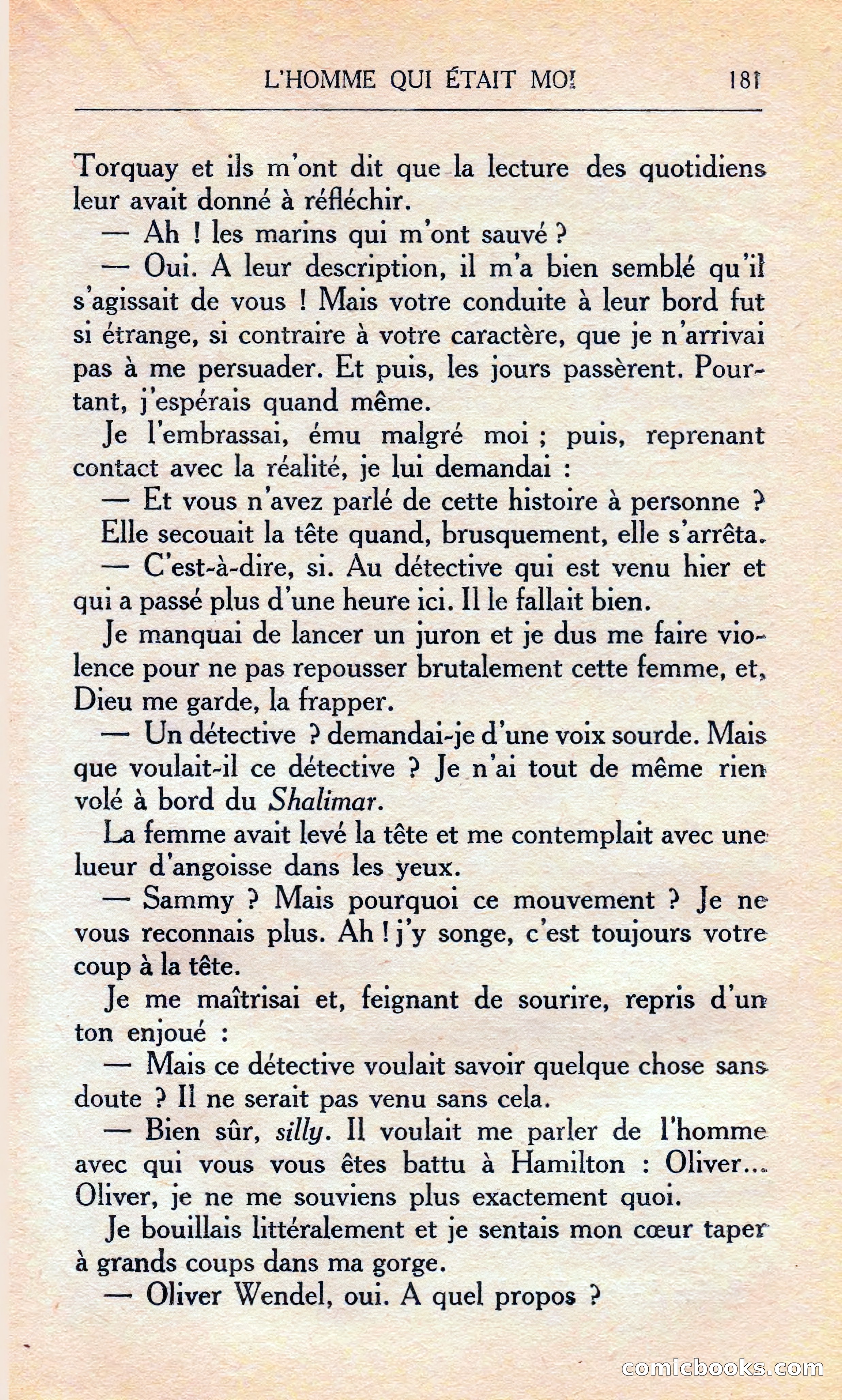 L'homme Qui Était Moi — page 187 of 309