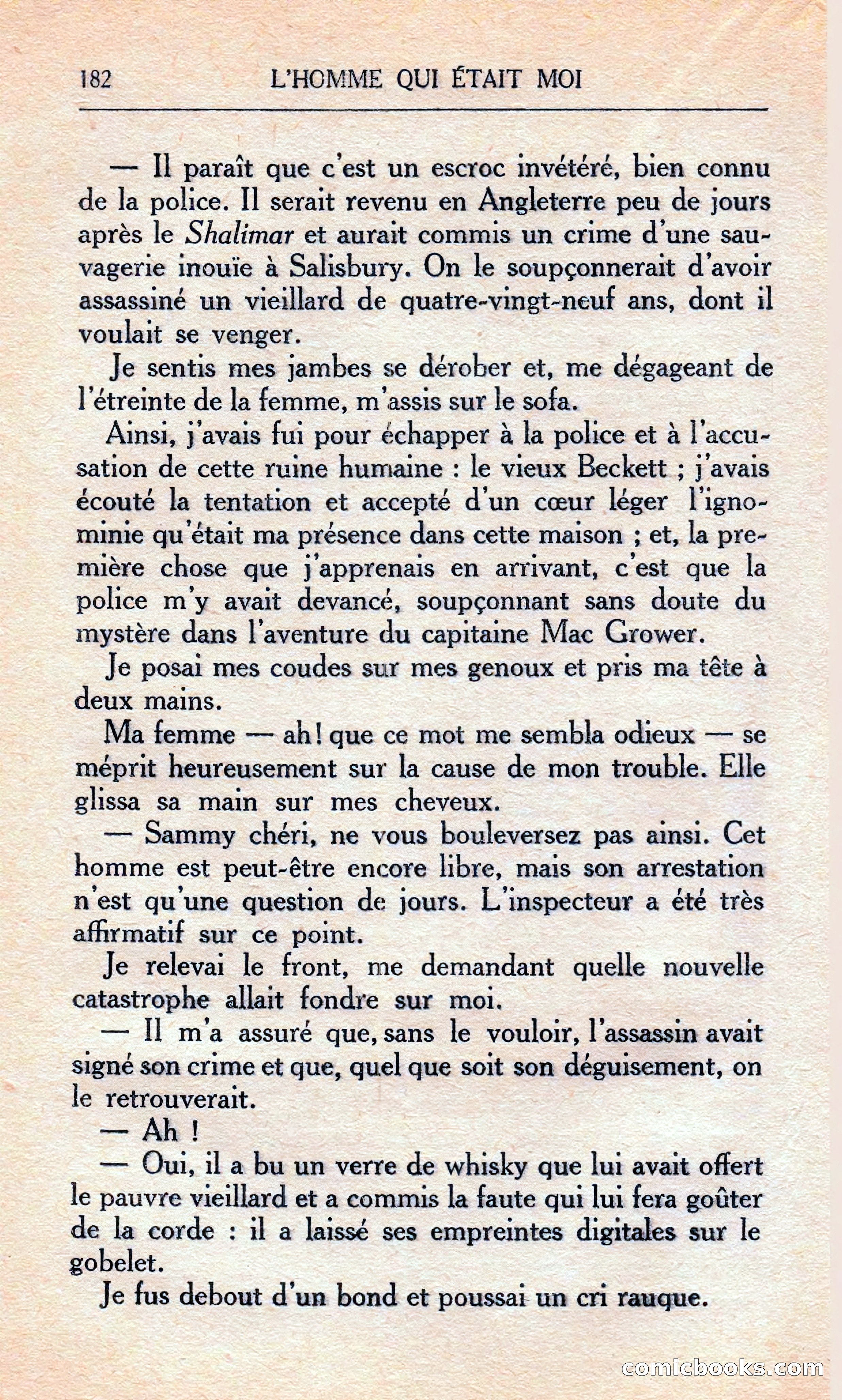 L'homme Qui Était Moi — page 188 of 309
