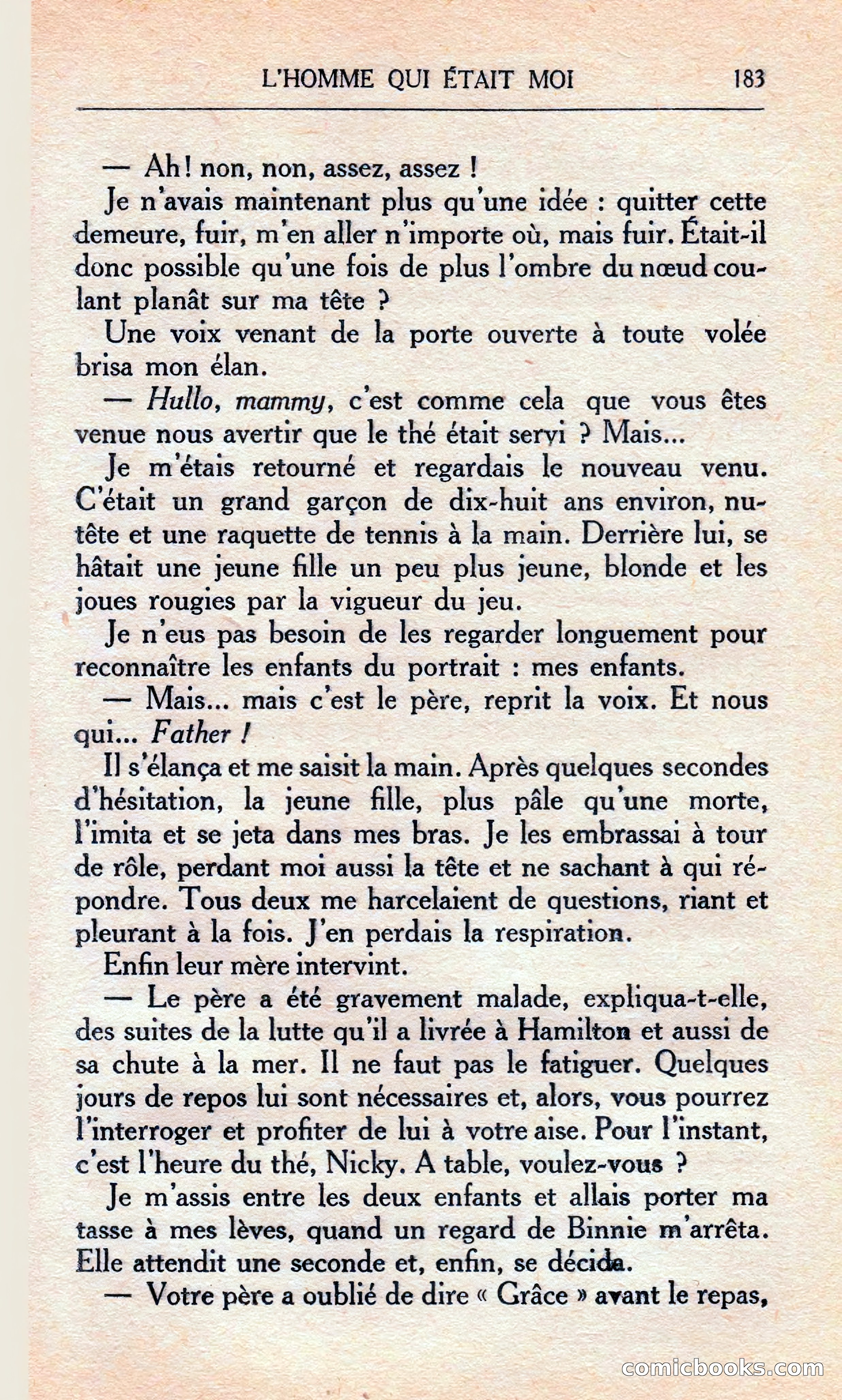 L'homme Qui Était Moi — page 189 of 309