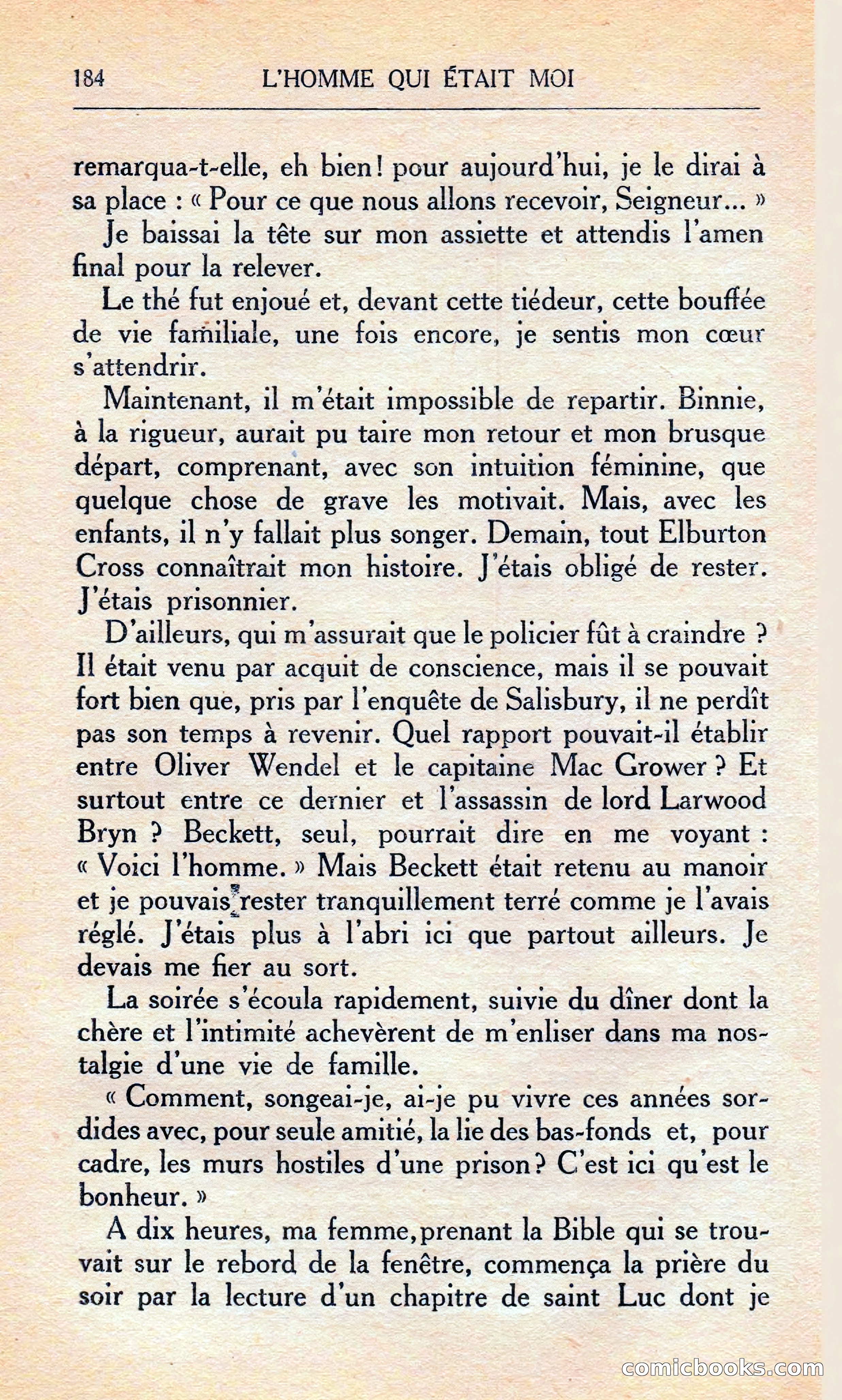 L'homme Qui Était Moi — page 190 of 309