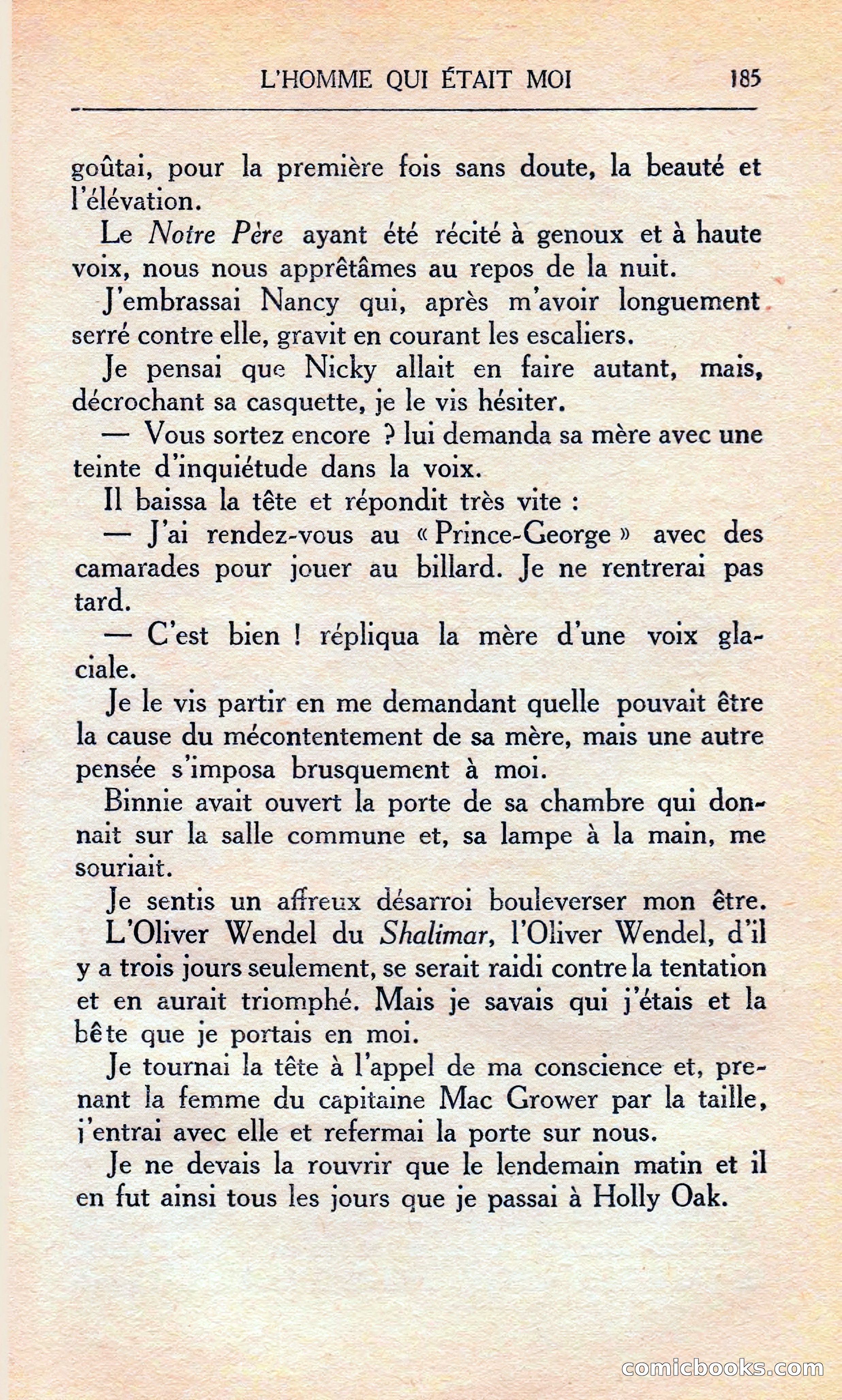L'homme Qui Était Moi — page 191 of 309