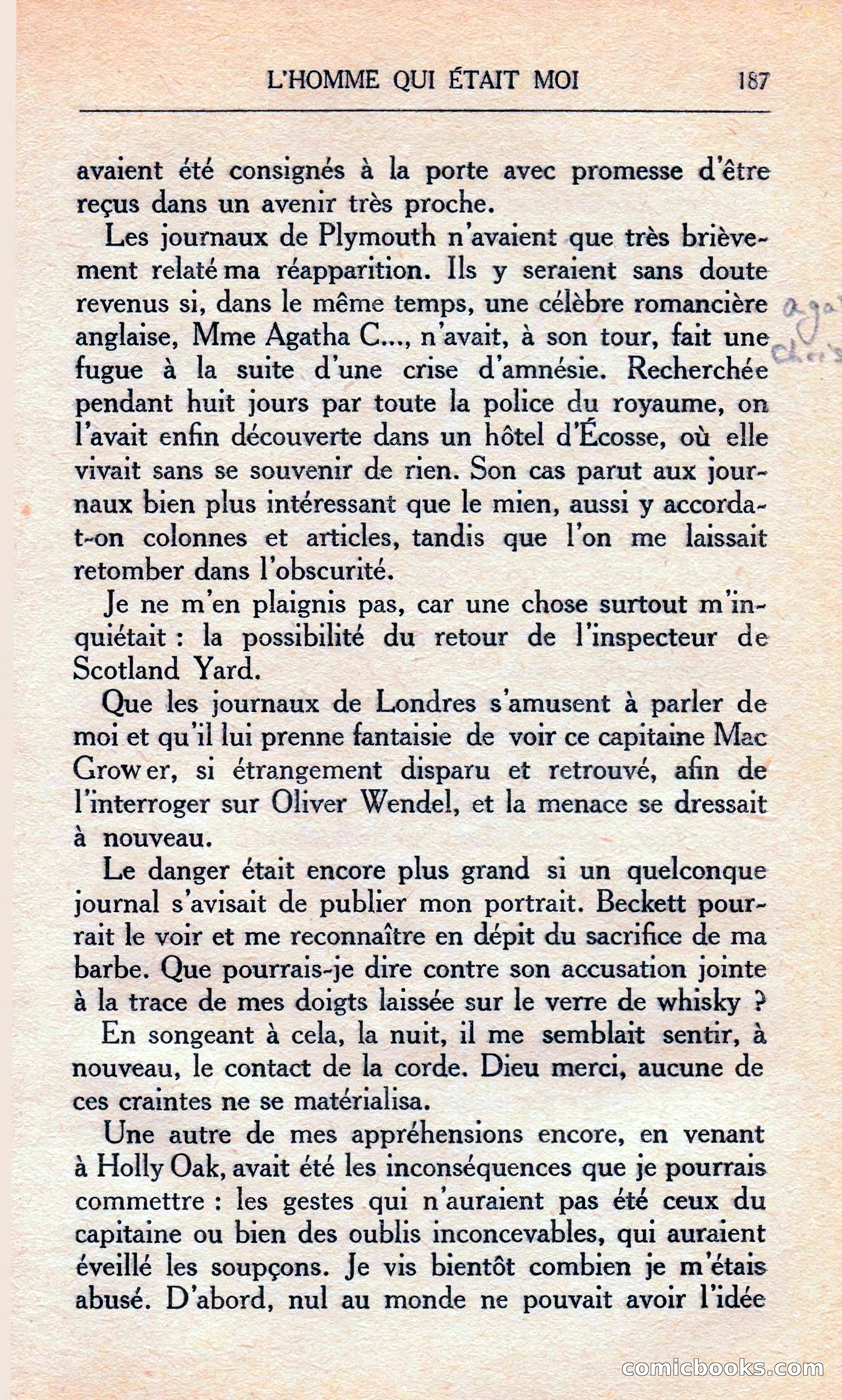L'homme Qui Était Moi — page 193 of 309