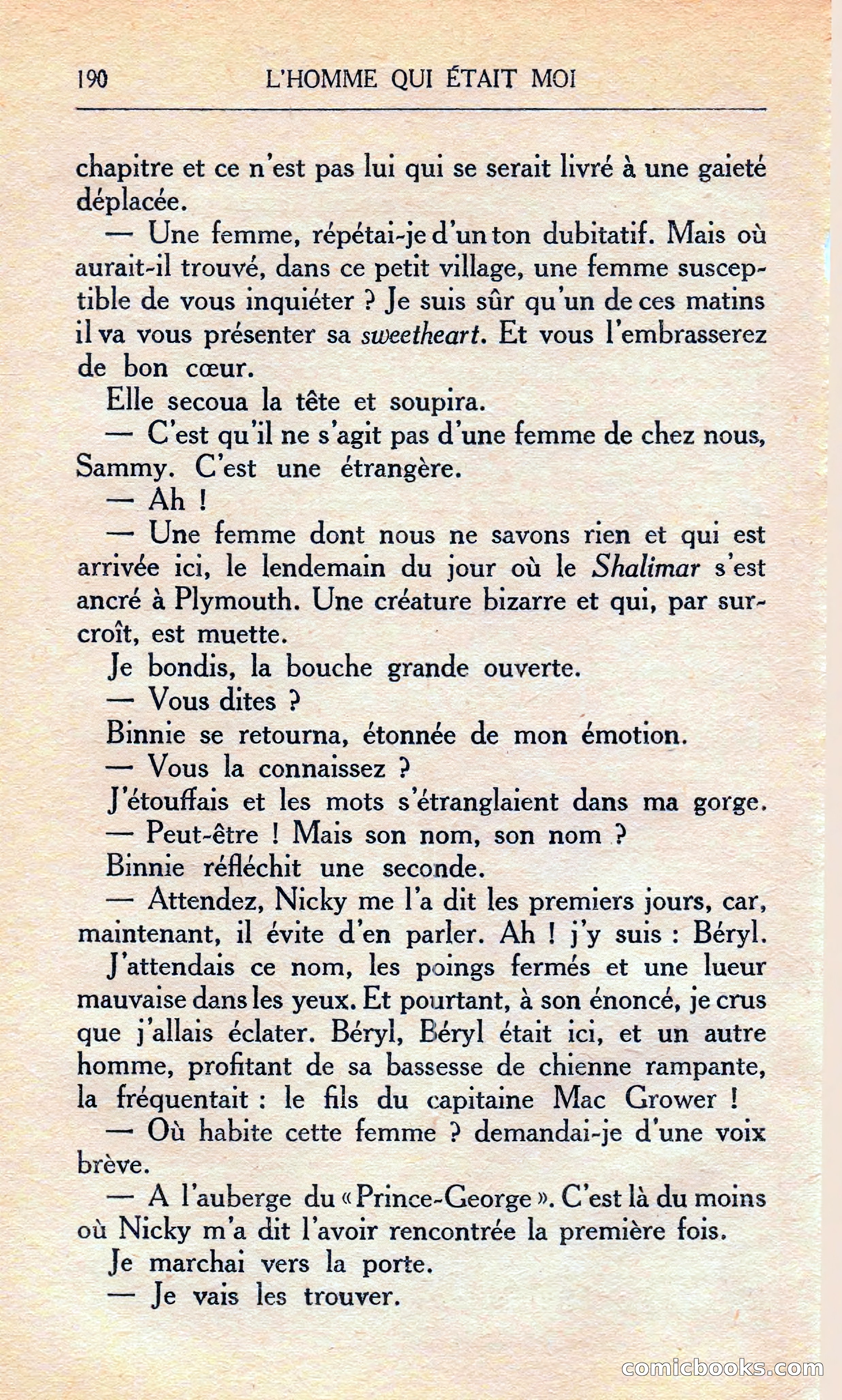 L'homme Qui Était Moi — page 196 of 309