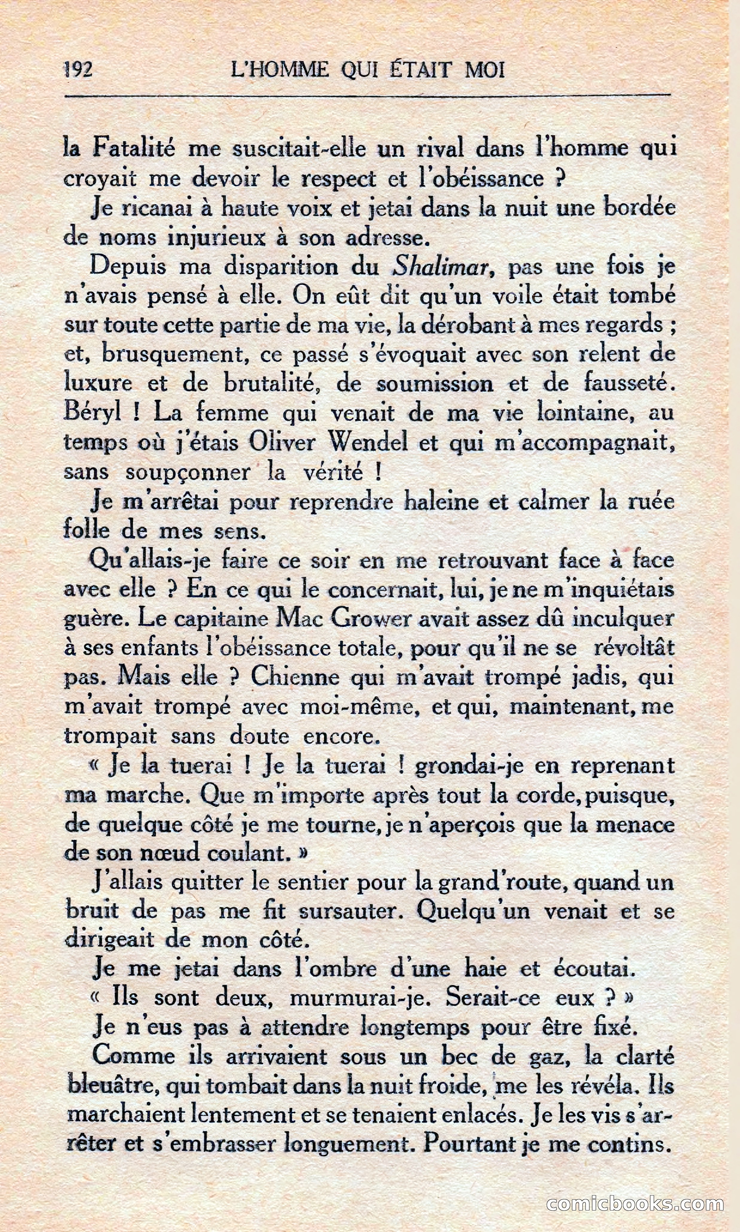 L'homme Qui Était Moi — page 198 of 309