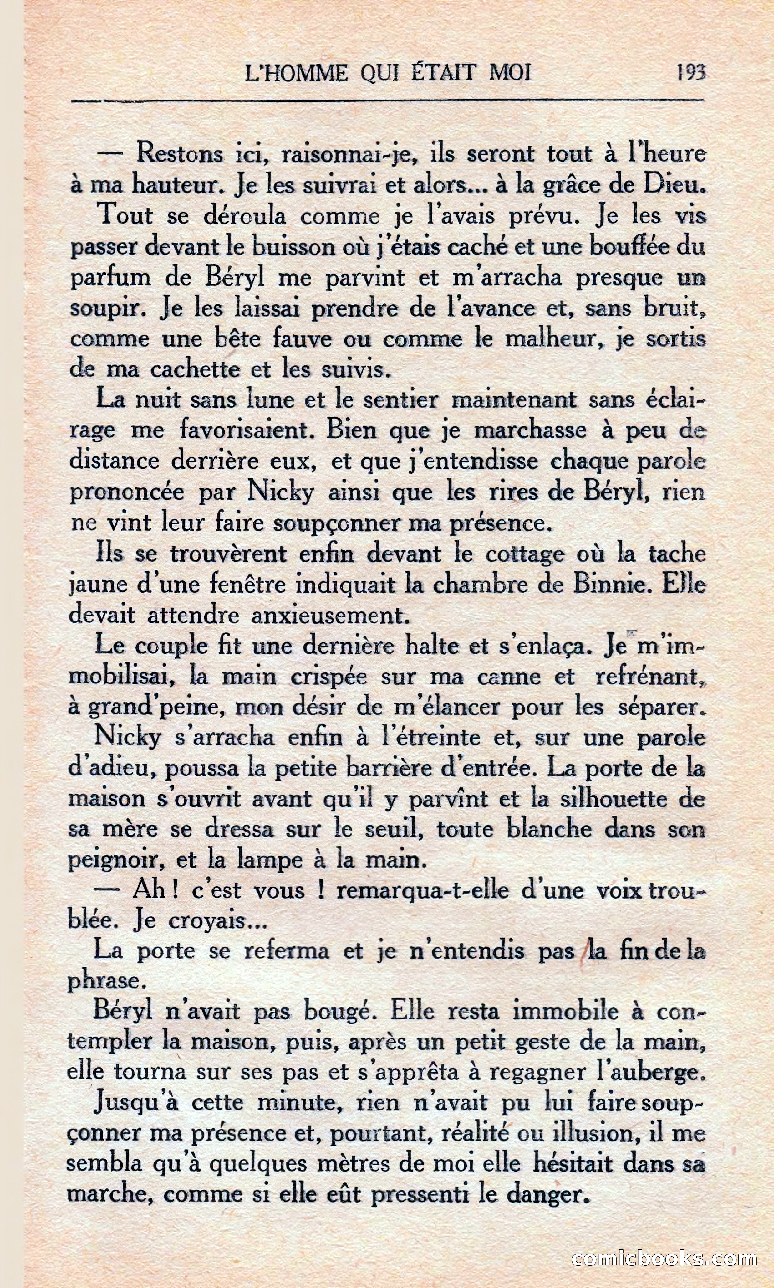 L'homme Qui Était Moi — page 199 of 309