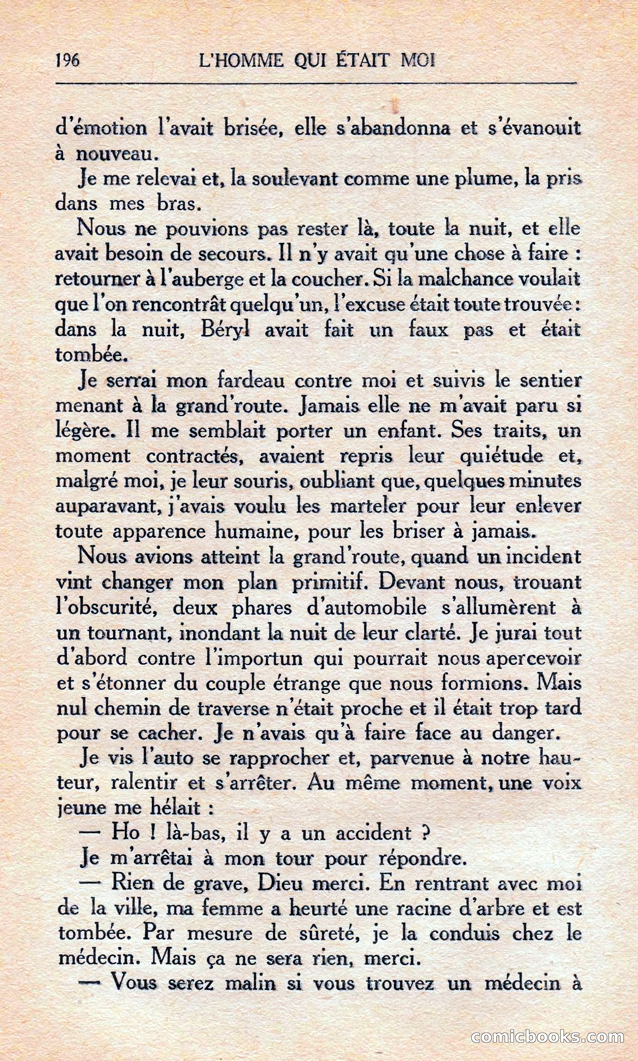 L'homme Qui Était Moi — page 202 of 309