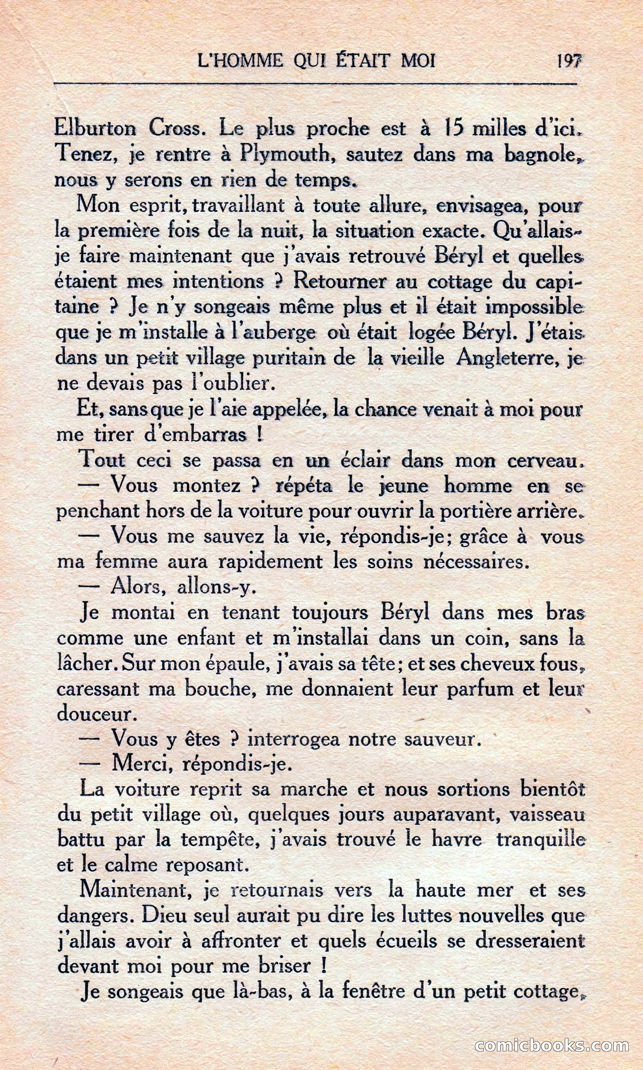 L'homme Qui Était Moi — page 203 of 309
