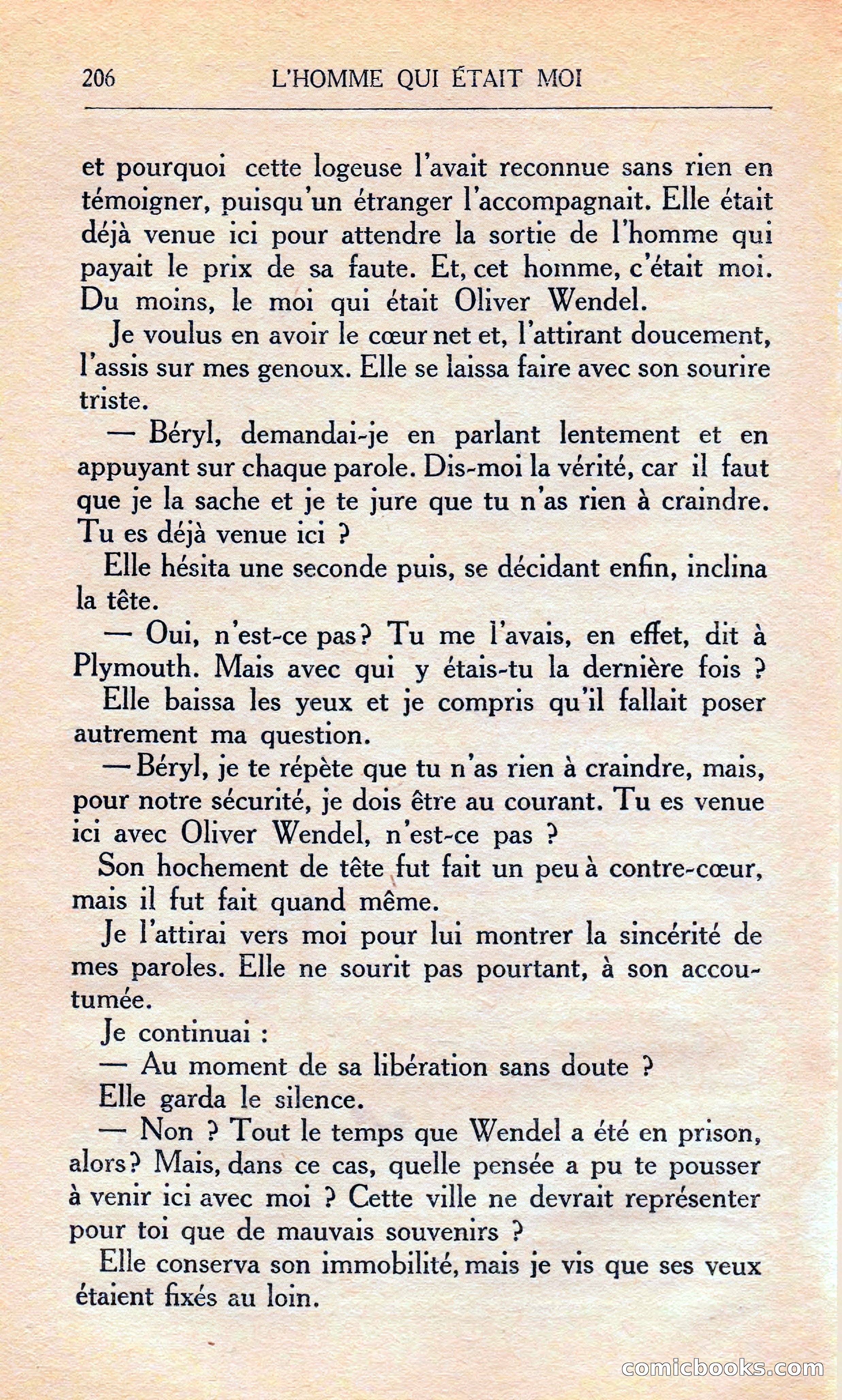 L'homme Qui Était Moi — page 212 of 309