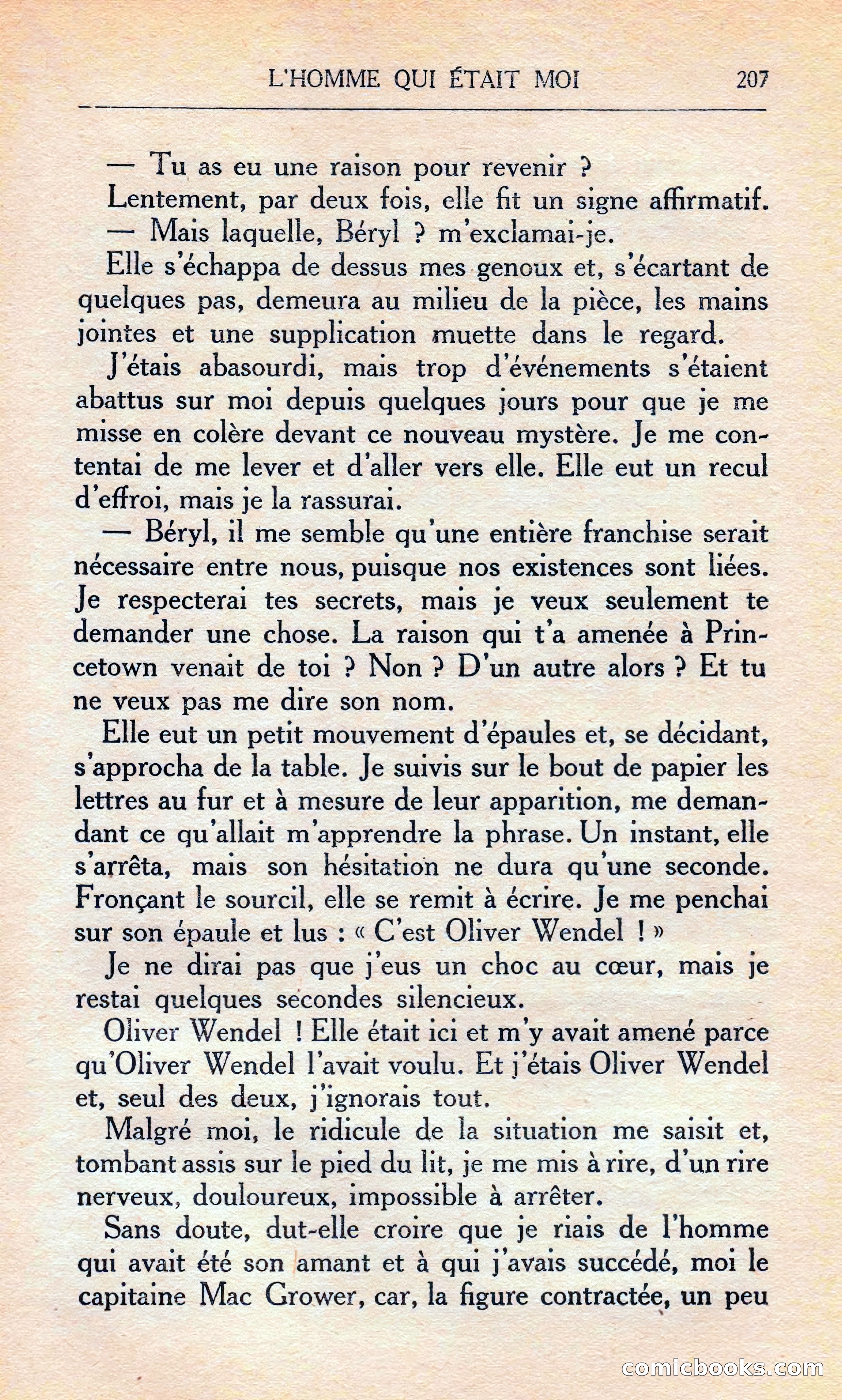 L'homme Qui Était Moi — page 213 of 309