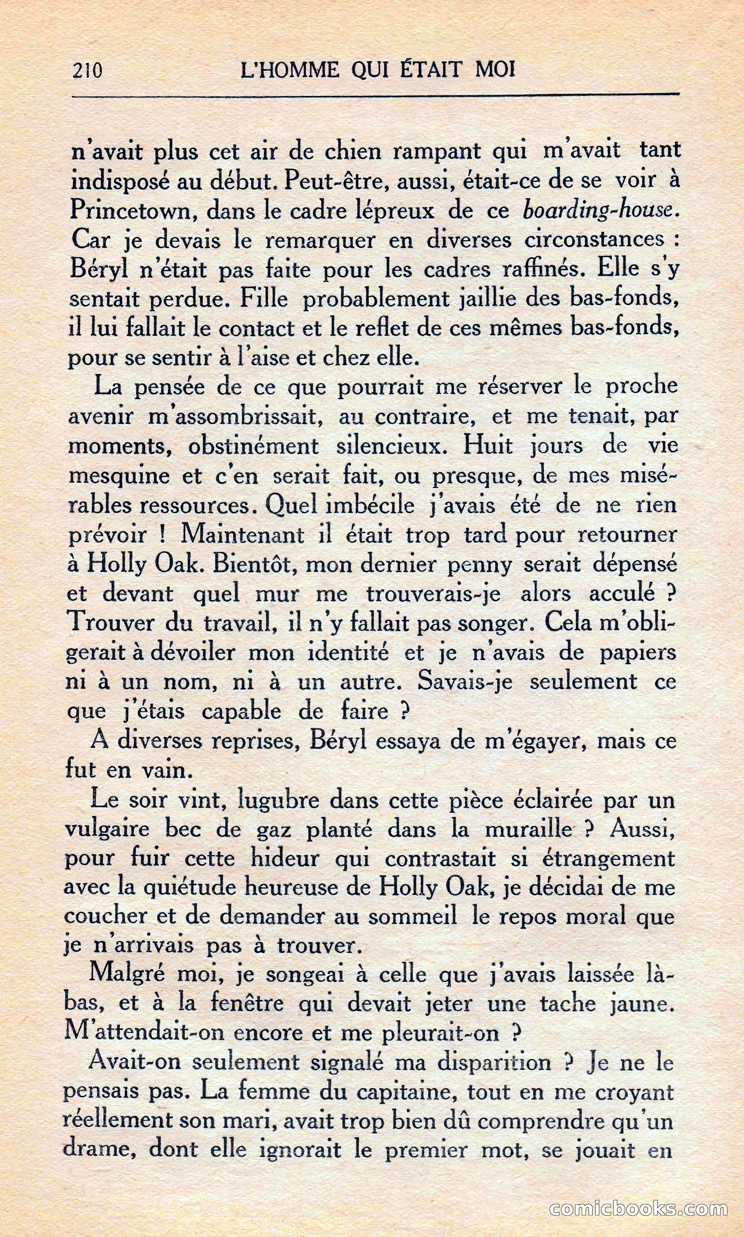 L'homme Qui Était Moi — page 216 of 309