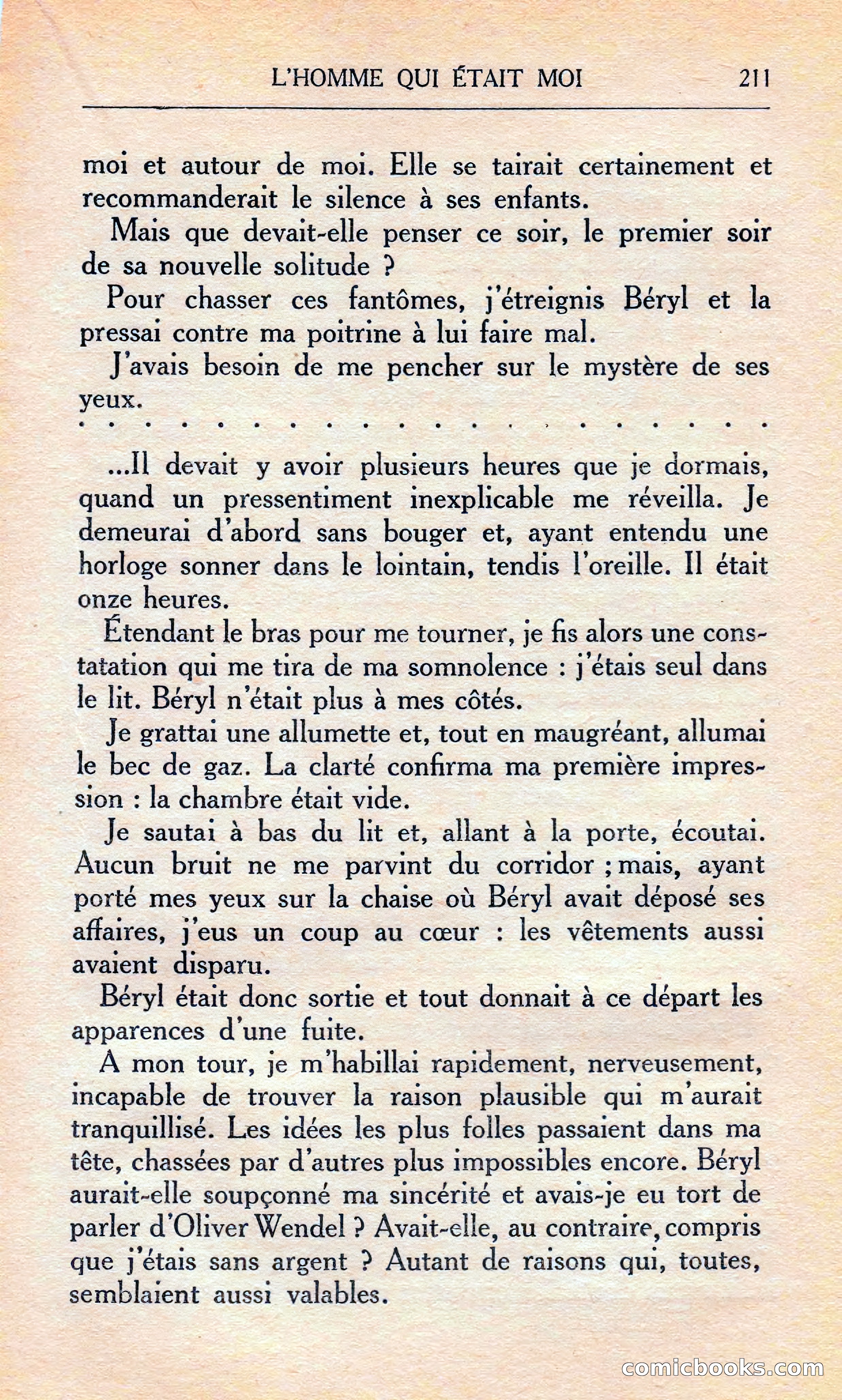 L'homme Qui Était Moi — page 217 of 309
