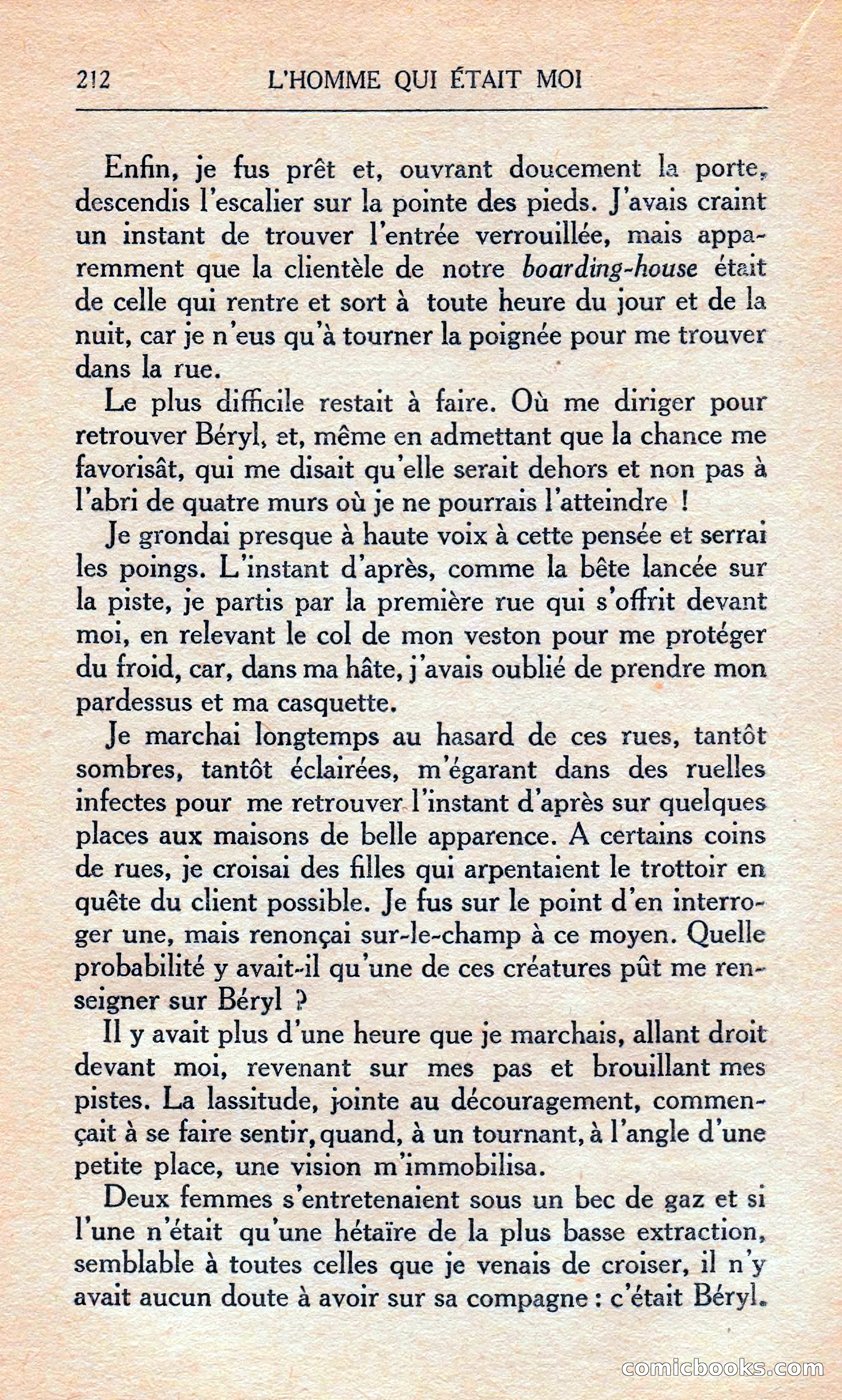 L'homme Qui Était Moi — page 218 of 309