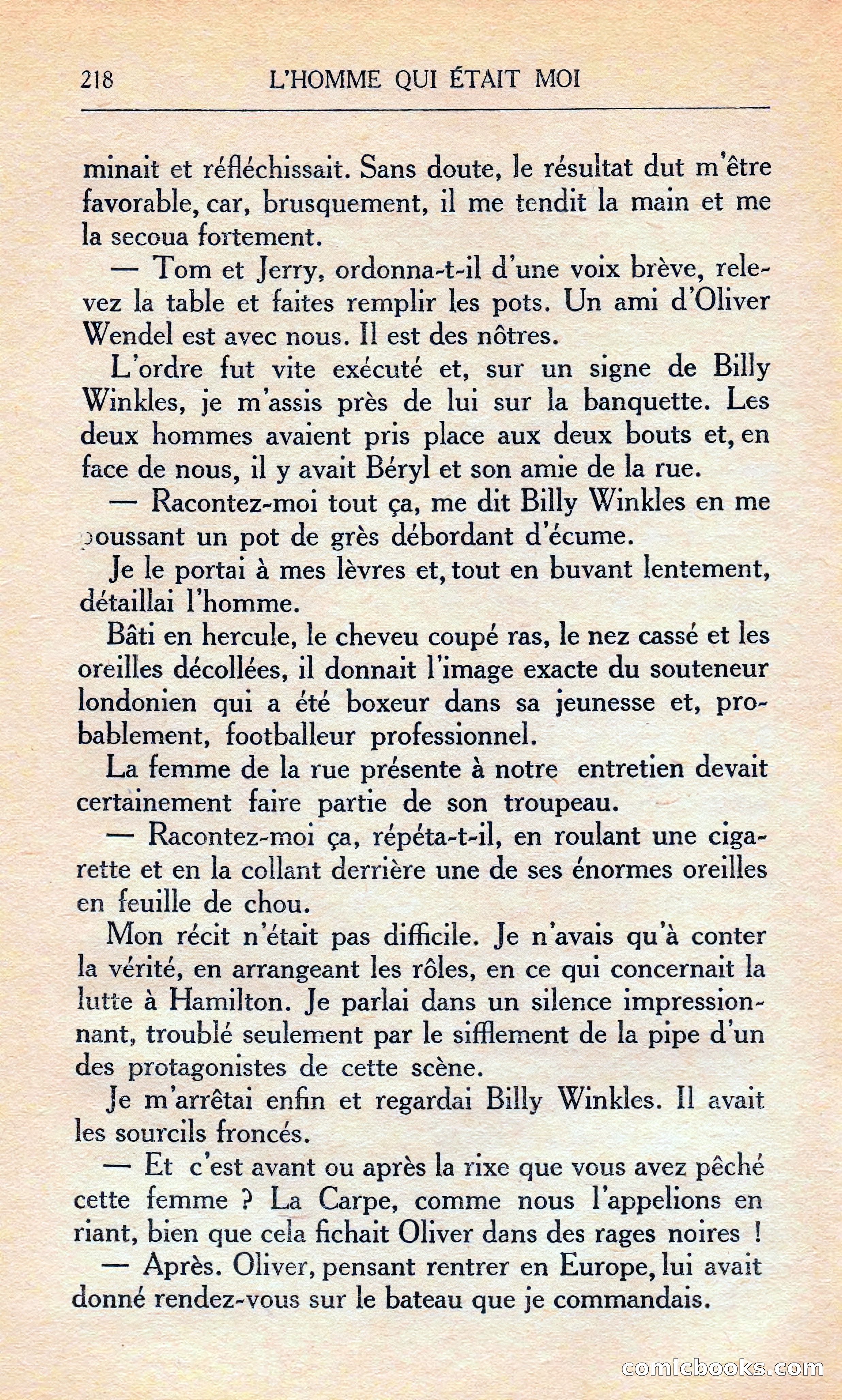 L'homme Qui Était Moi — page 224 of 309