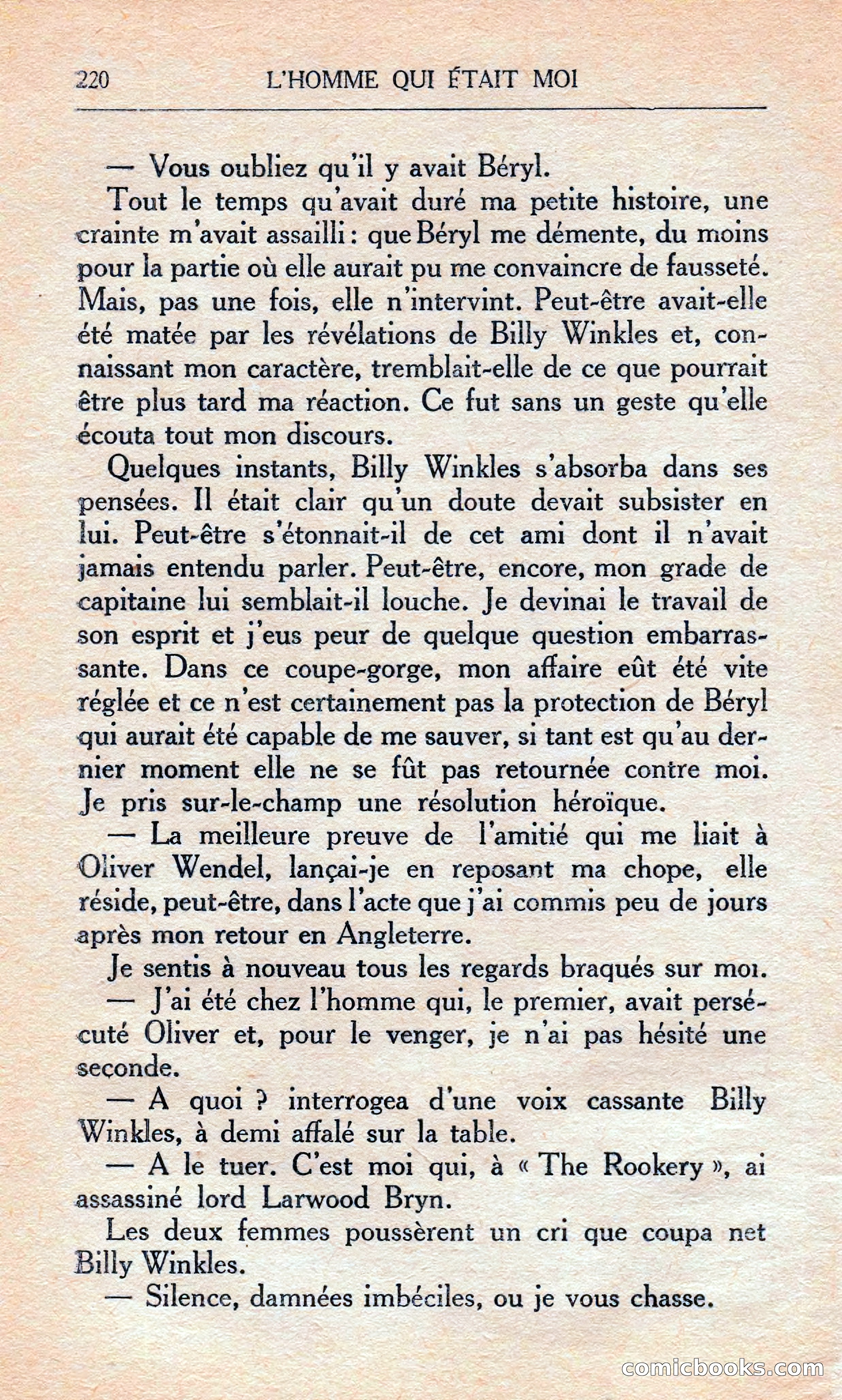 L'homme Qui Était Moi — page 226 of 309
