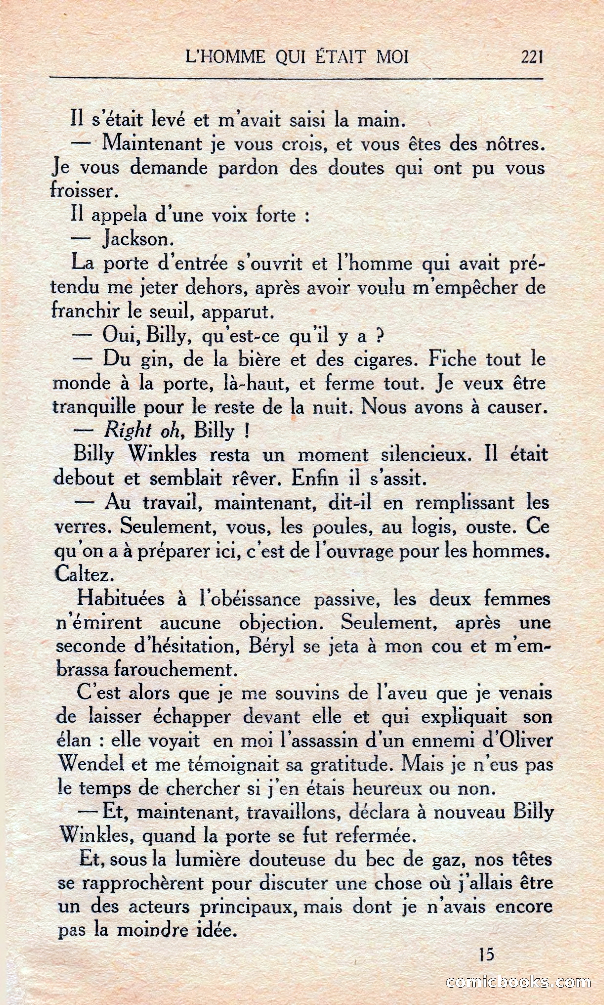 L'homme Qui Était Moi — page 227 of 309