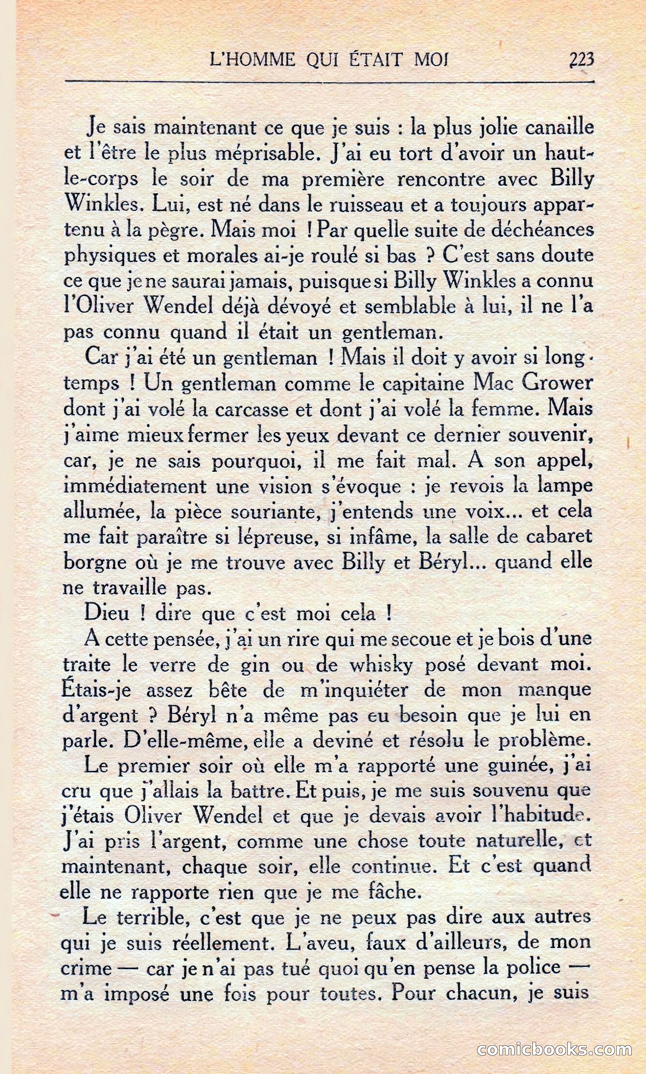L'homme Qui Était Moi — page 229 of 309