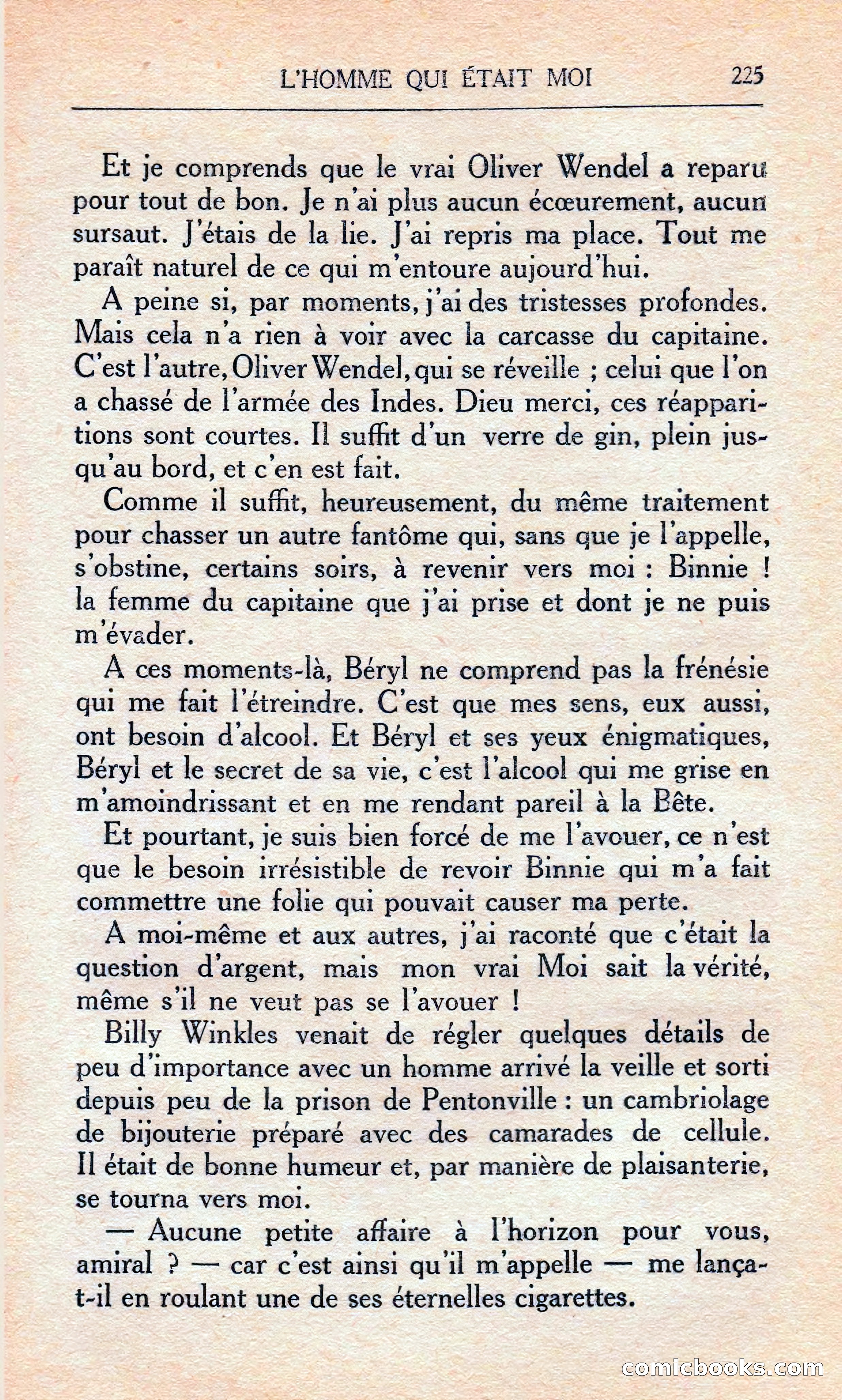 L'homme Qui Était Moi — page 231 of 309