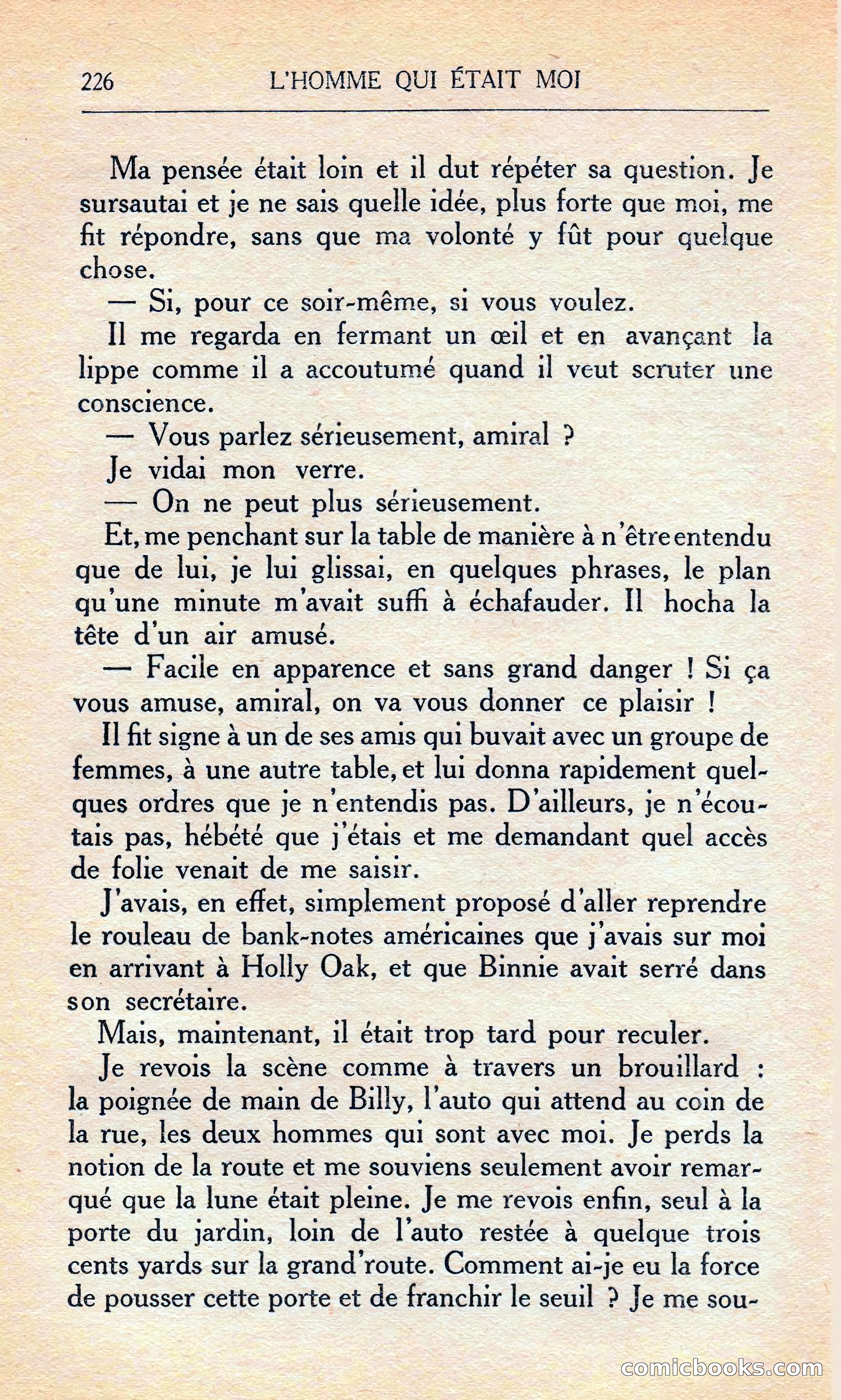 L'homme Qui Était Moi — page 232 of 309