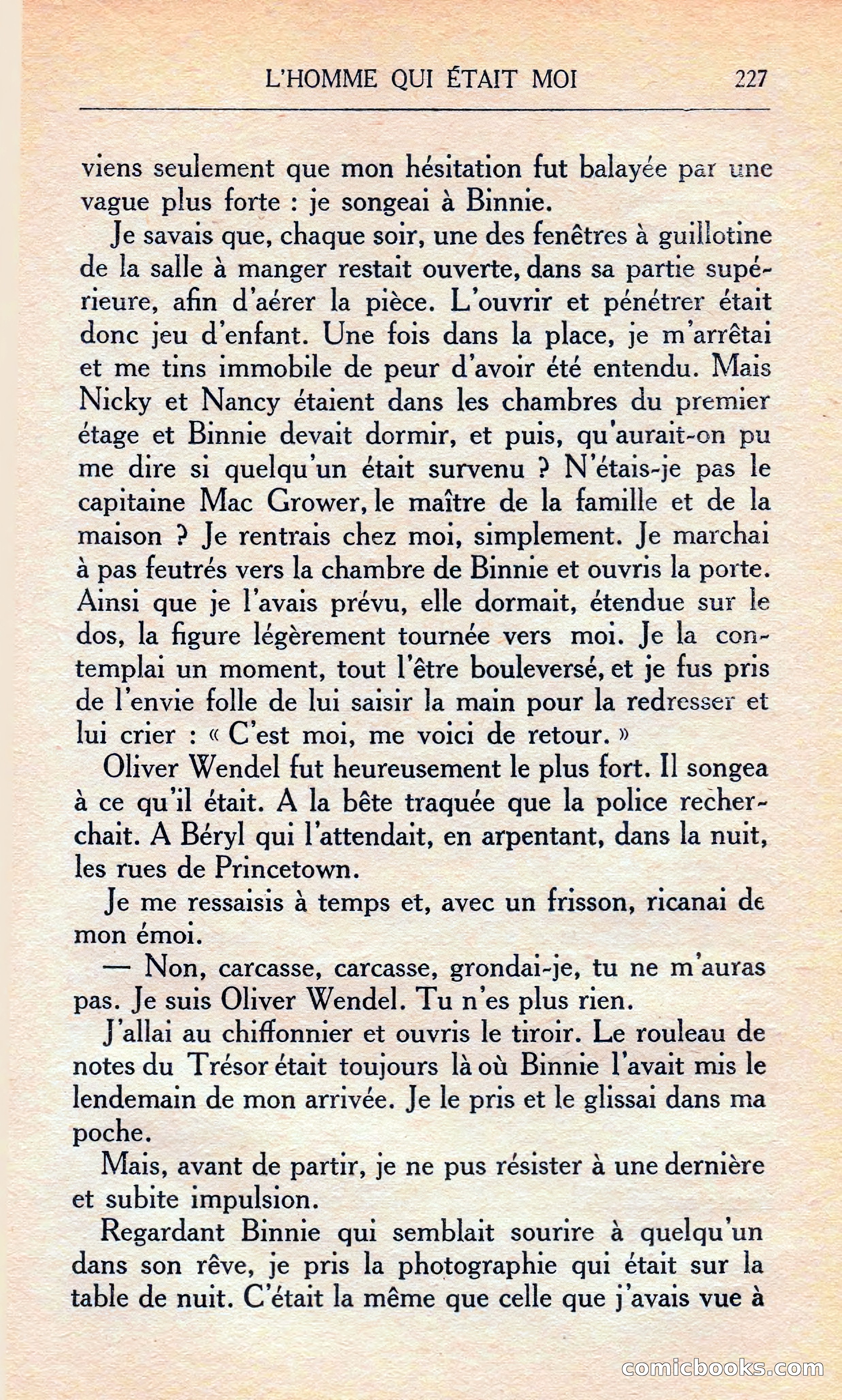 L'homme Qui Était Moi — page 233 of 309