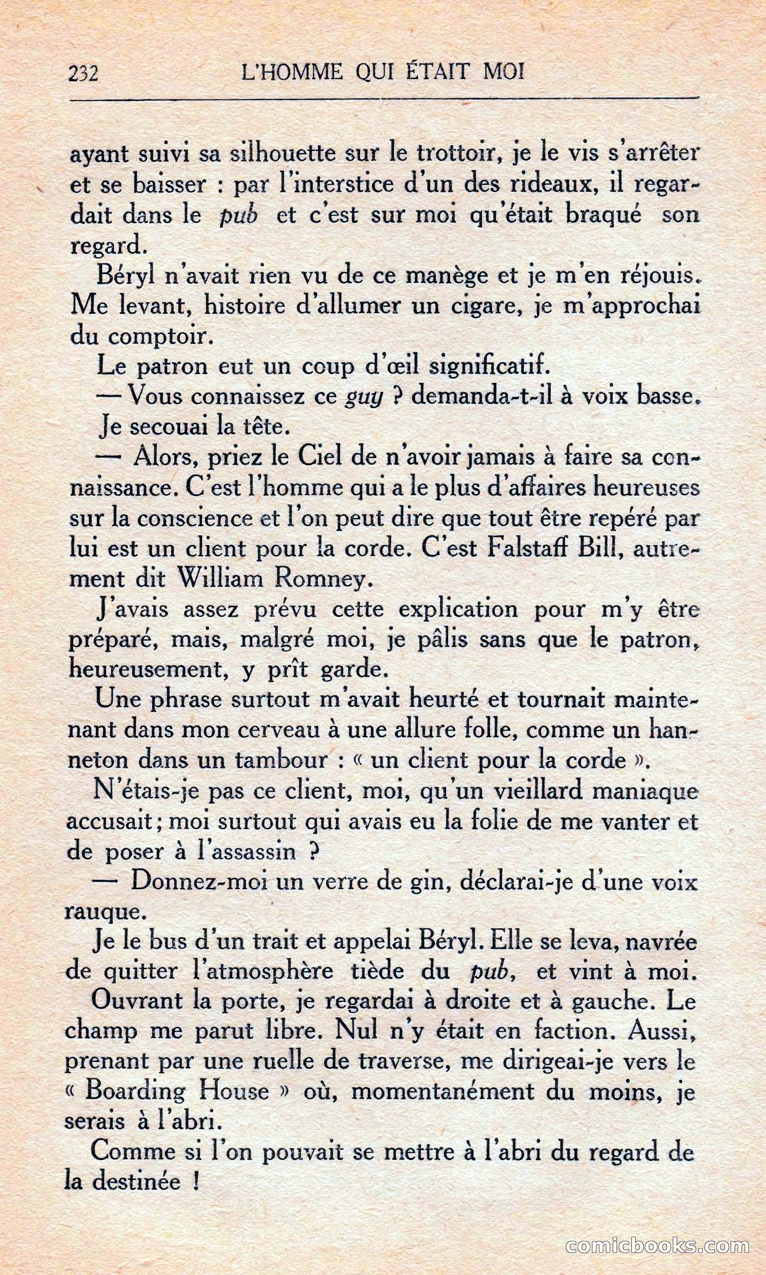 L'homme Qui Était Moi — page 238 of 309