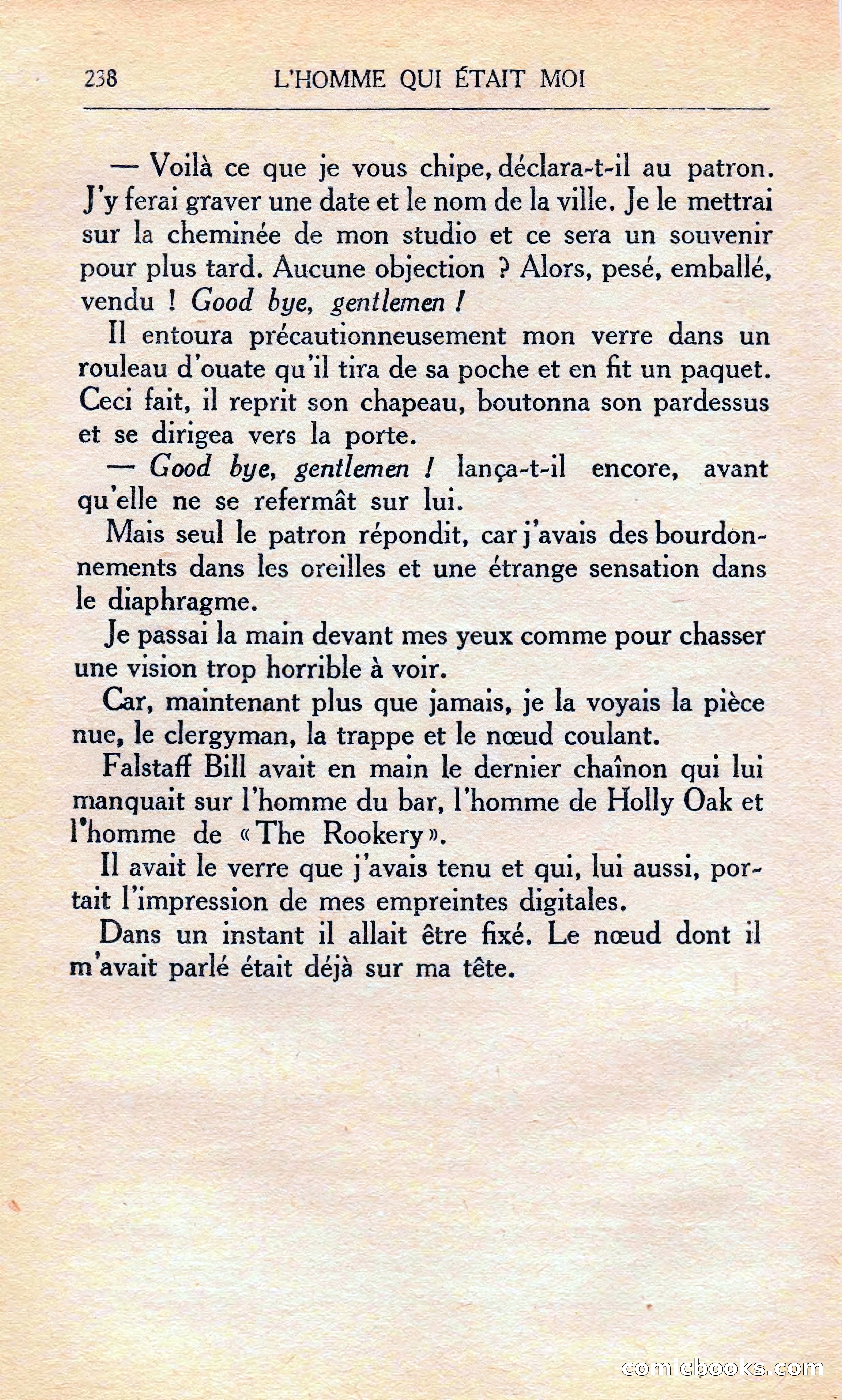 L'homme Qui Était Moi — page 244 of 309