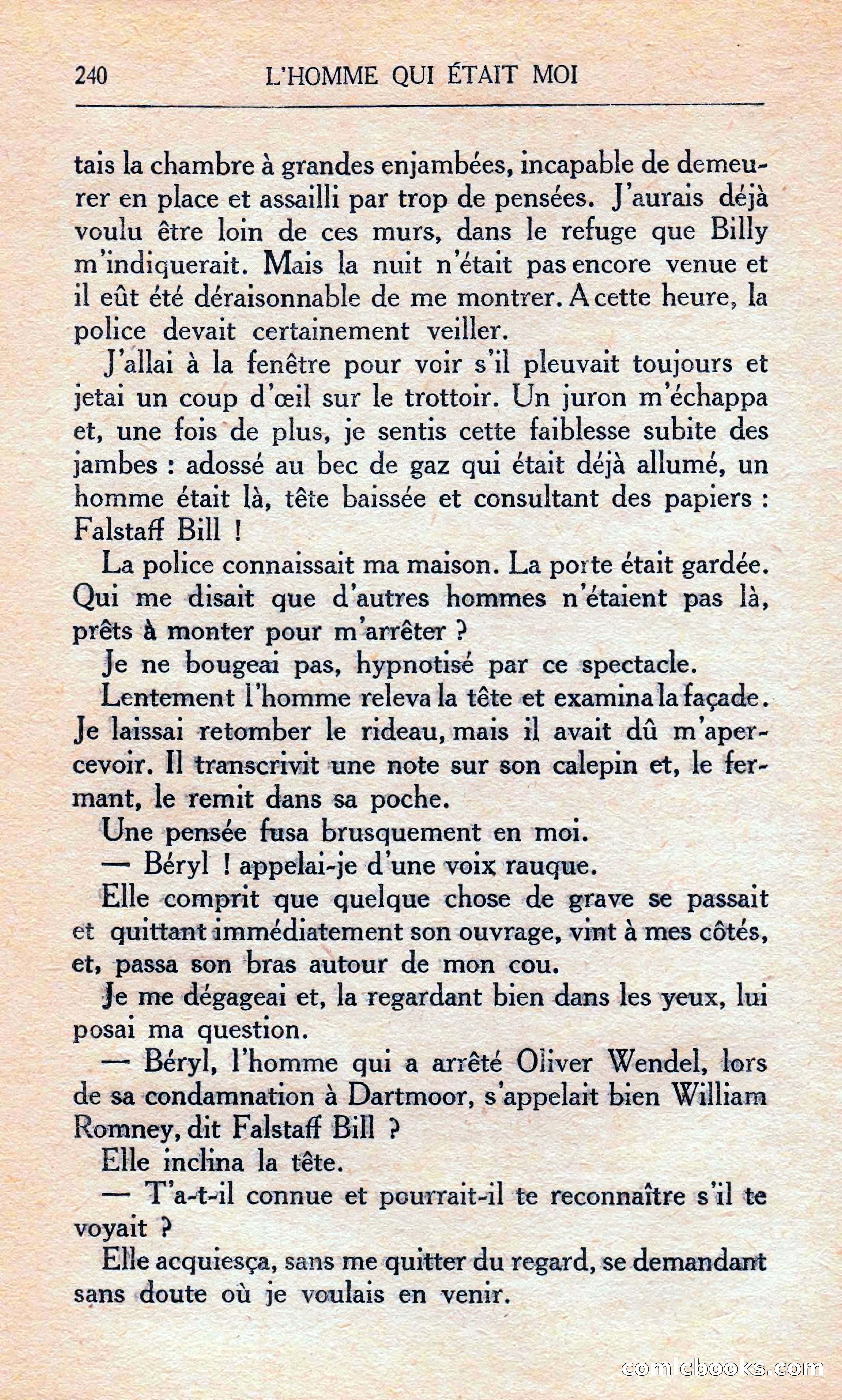 L'homme Qui Était Moi — page 246 of 309