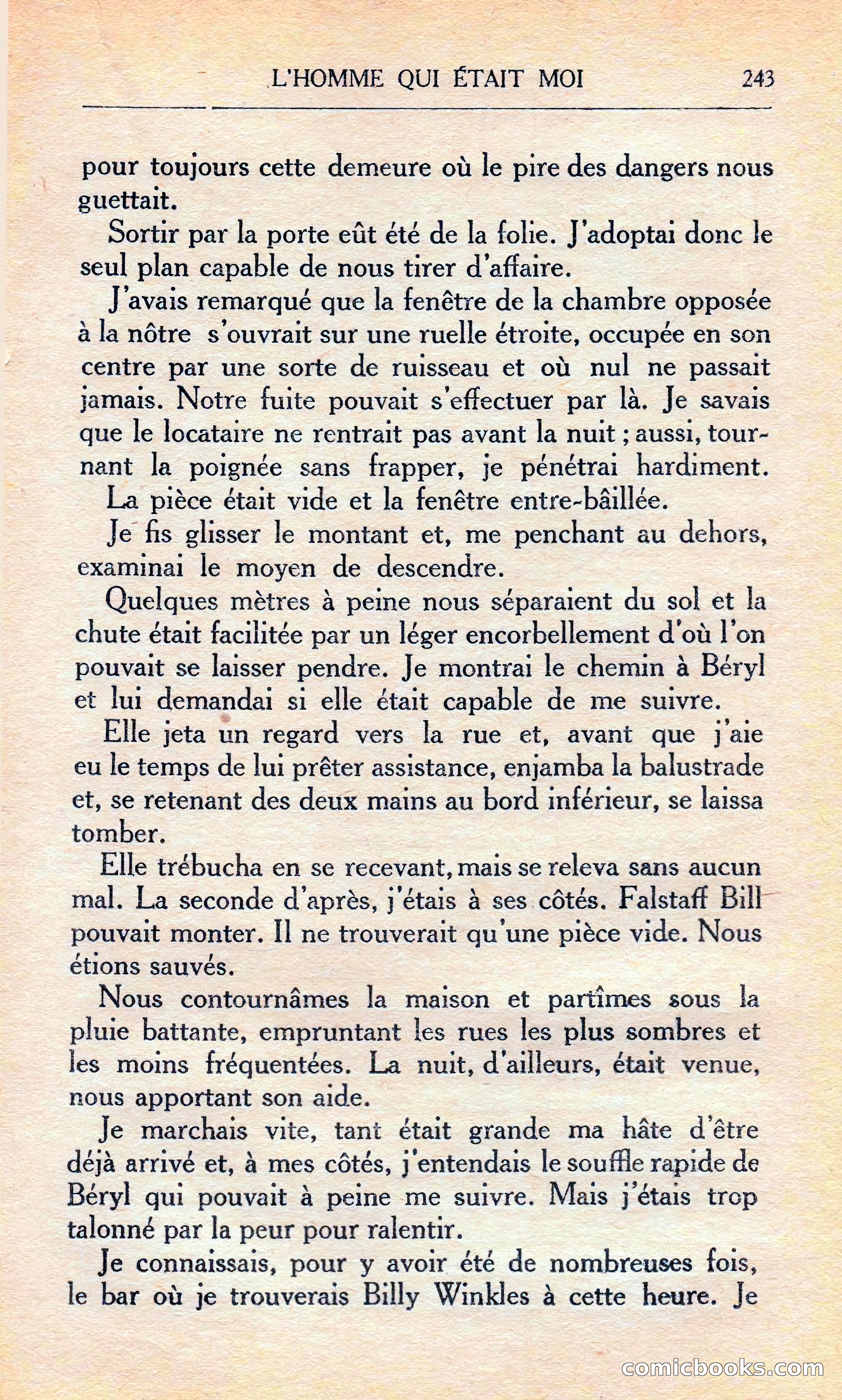 L'homme Qui Était Moi — page 249 of 309