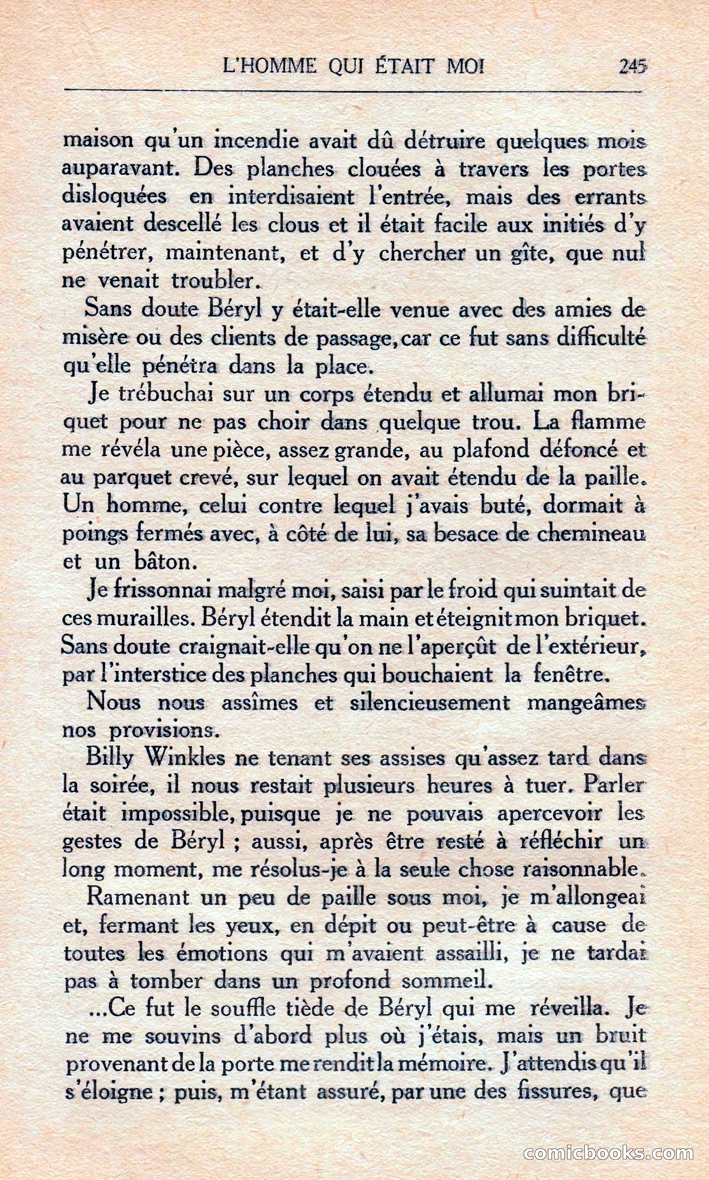 L'homme Qui Était Moi — page 251 of 309