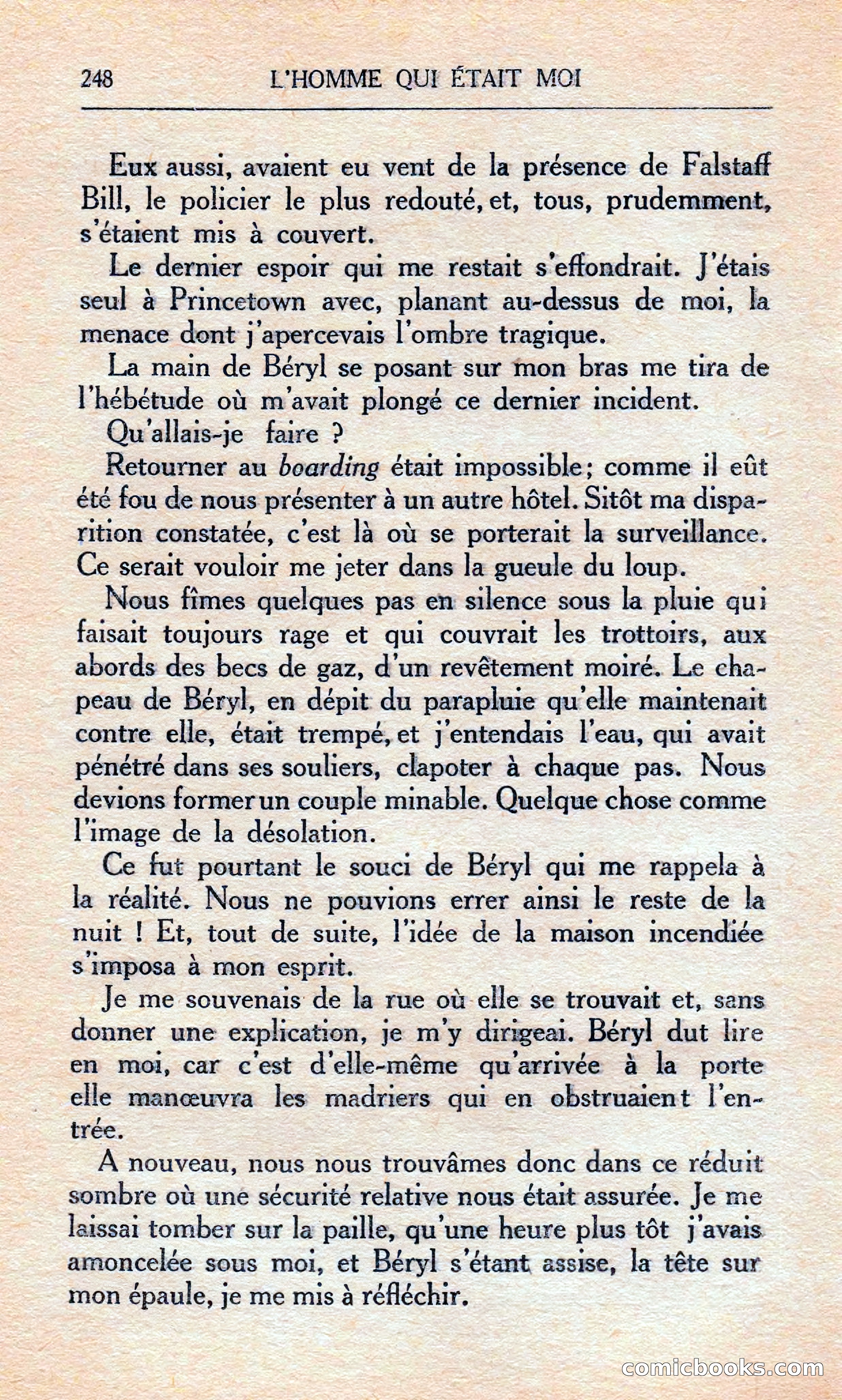 L'homme Qui Était Moi — page 254 of 309