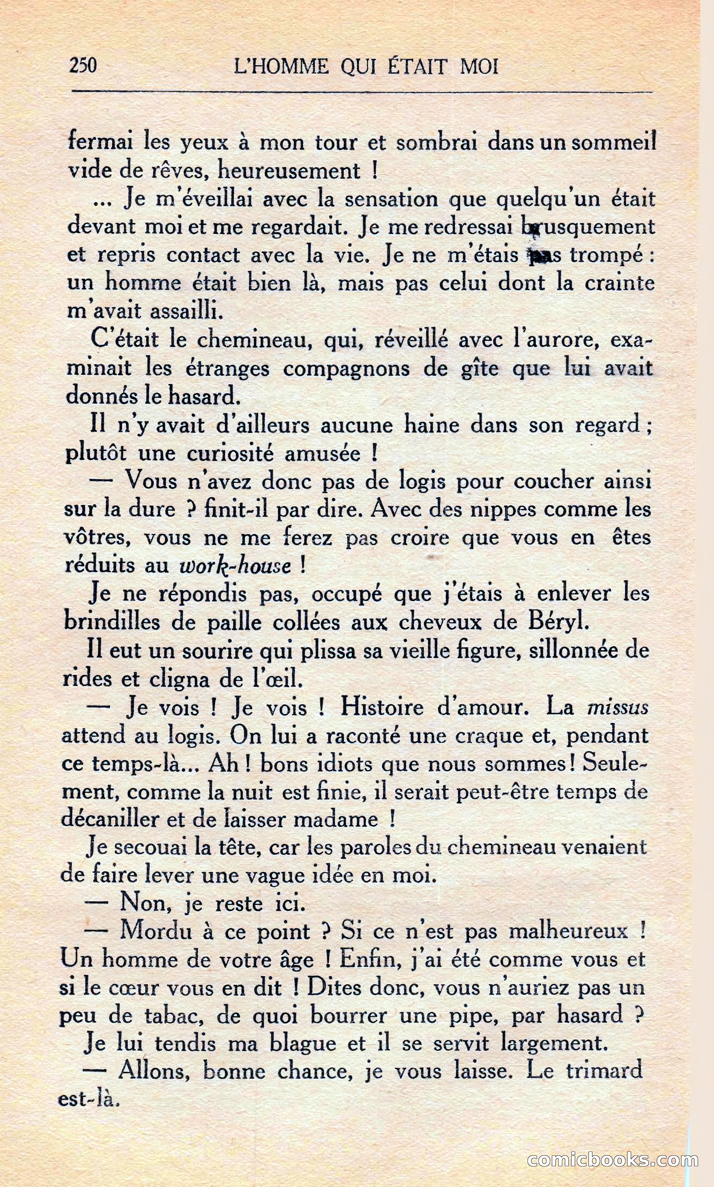 L'homme Qui Était Moi — page 256 of 309