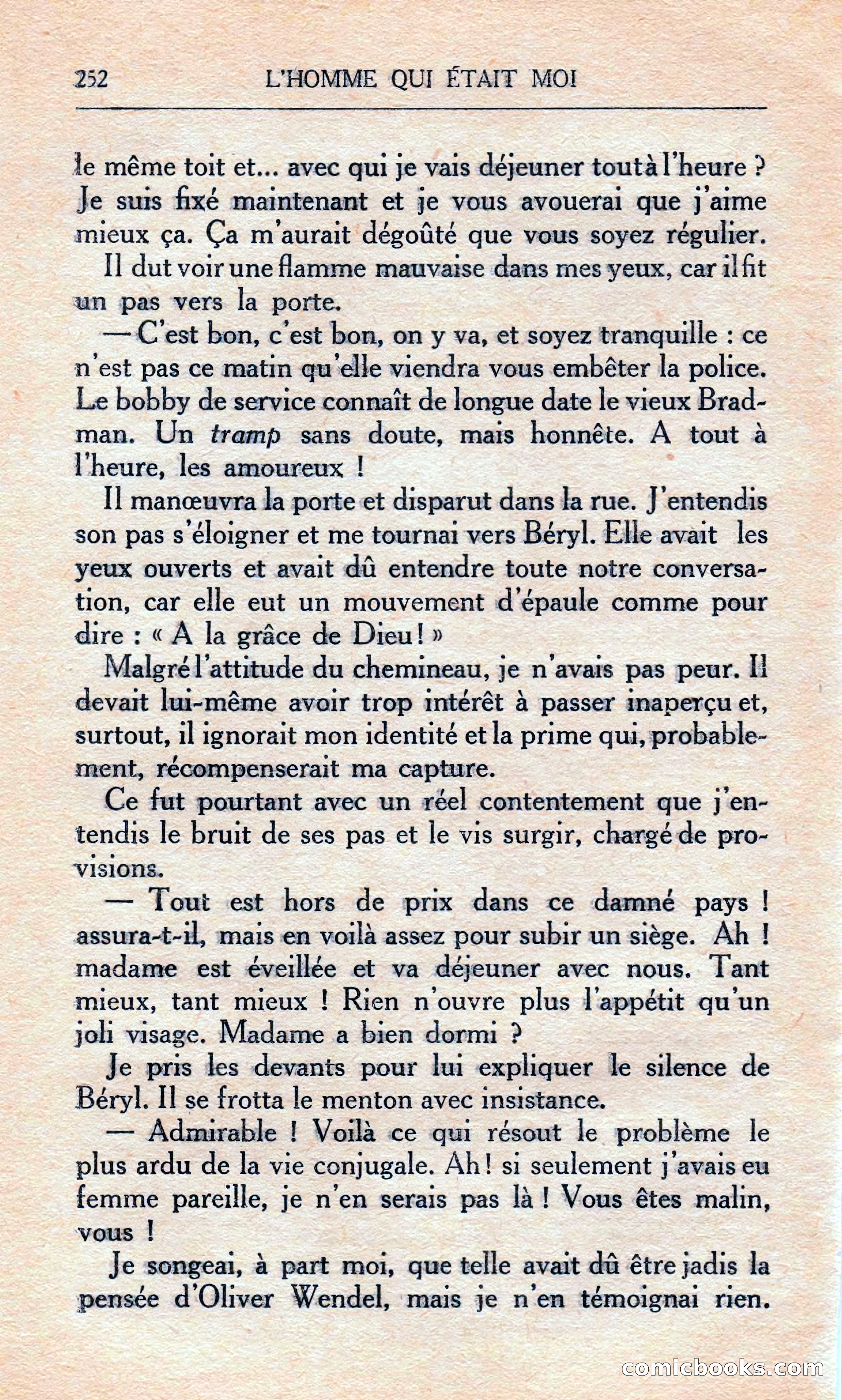 L'homme Qui Était Moi — page 258 of 309