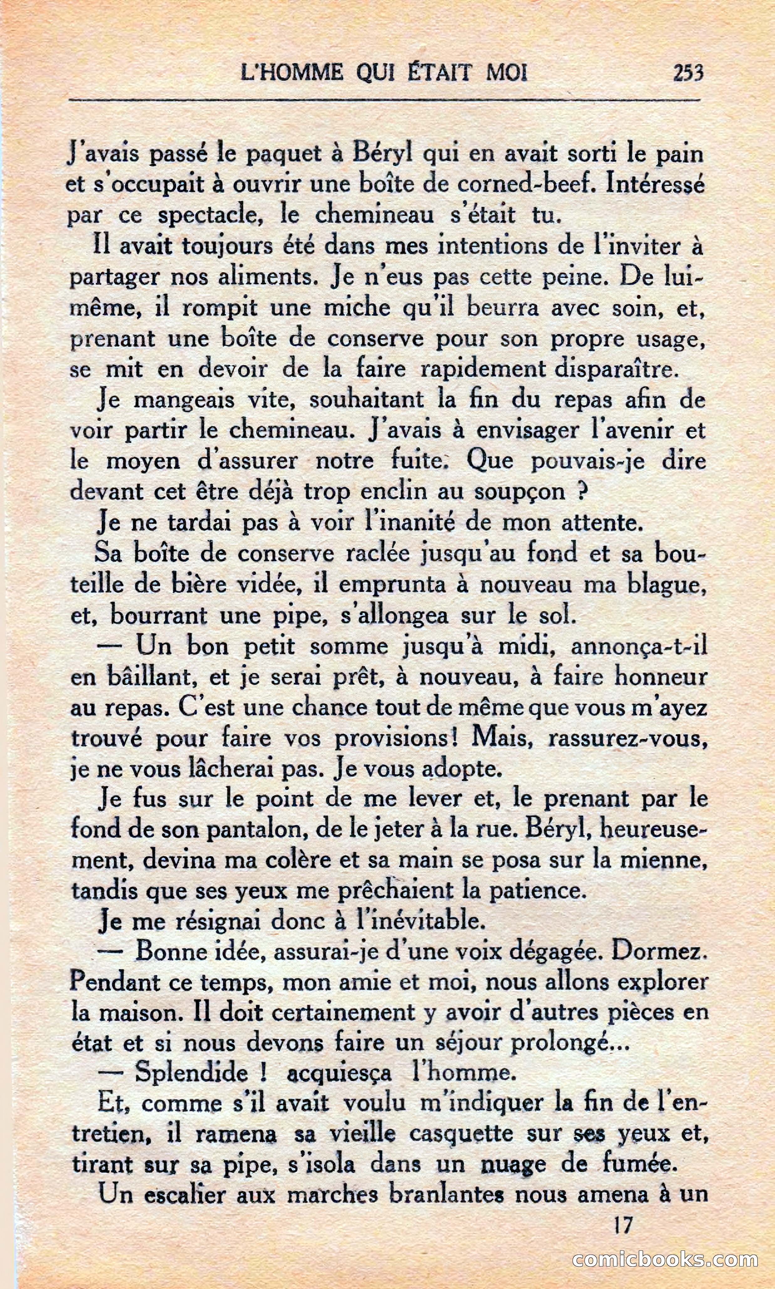 L'homme Qui Était Moi — page 259 of 309