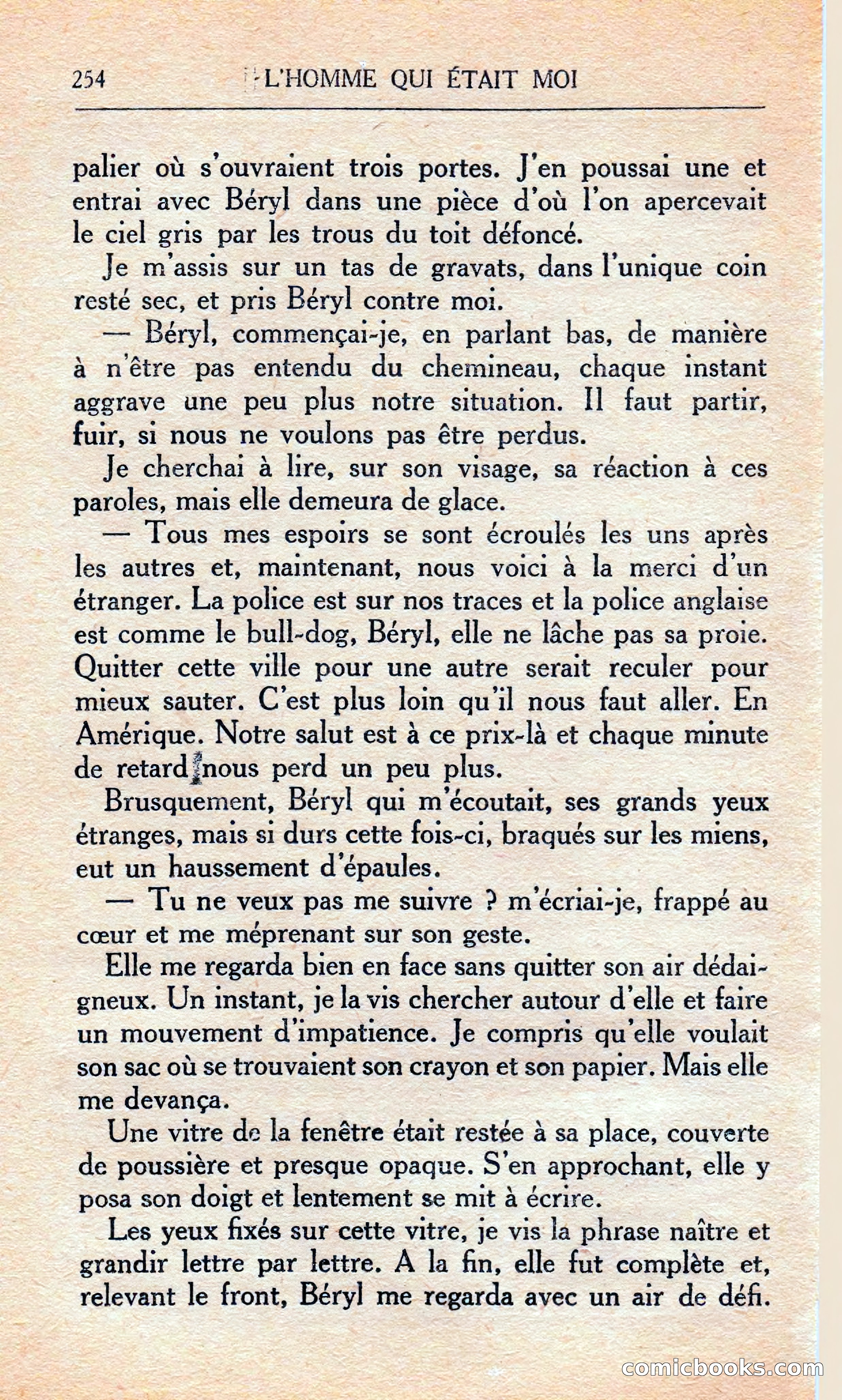 L'homme Qui Était Moi — page 260 of 309