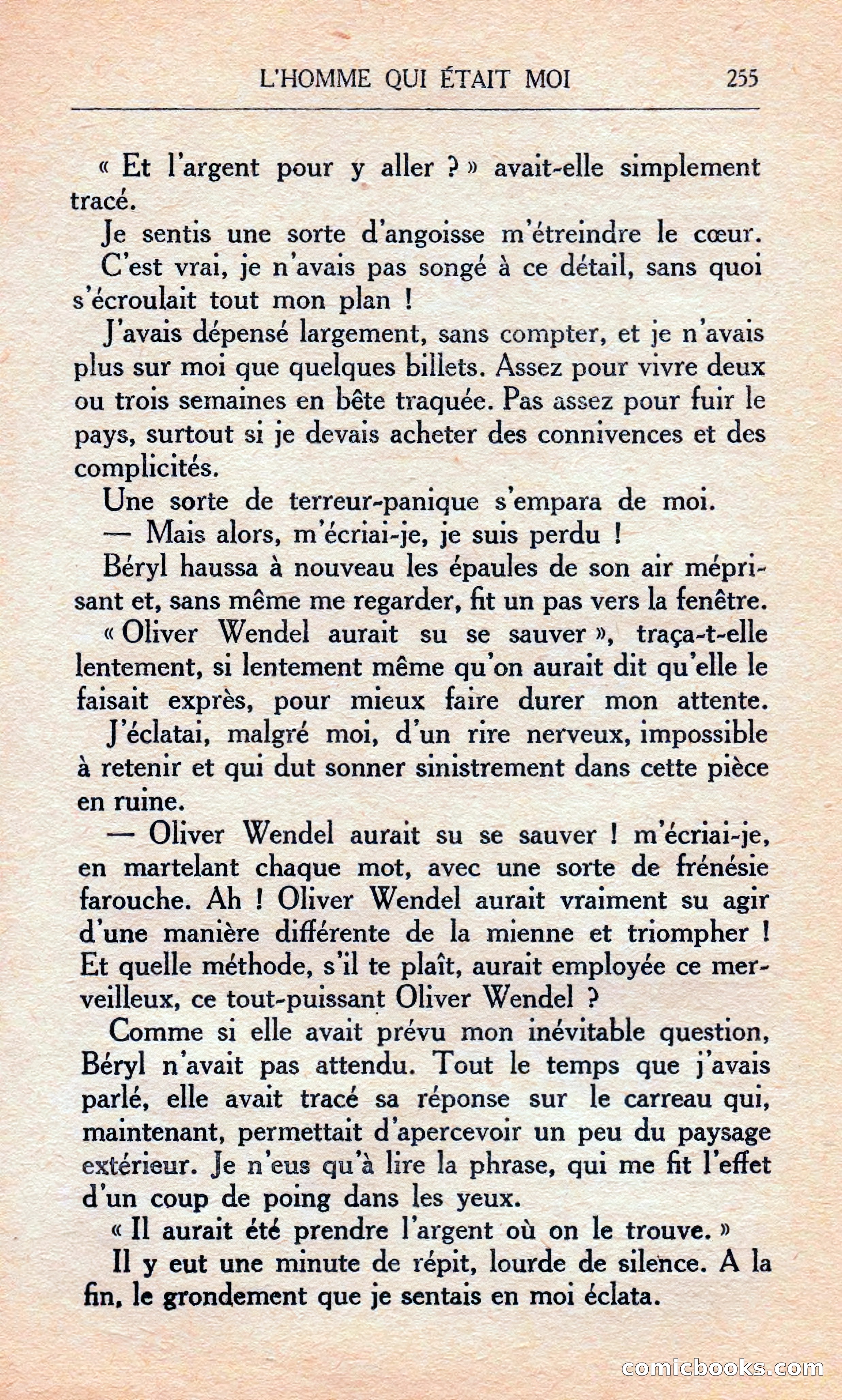 L'homme Qui Était Moi — page 261 of 309
