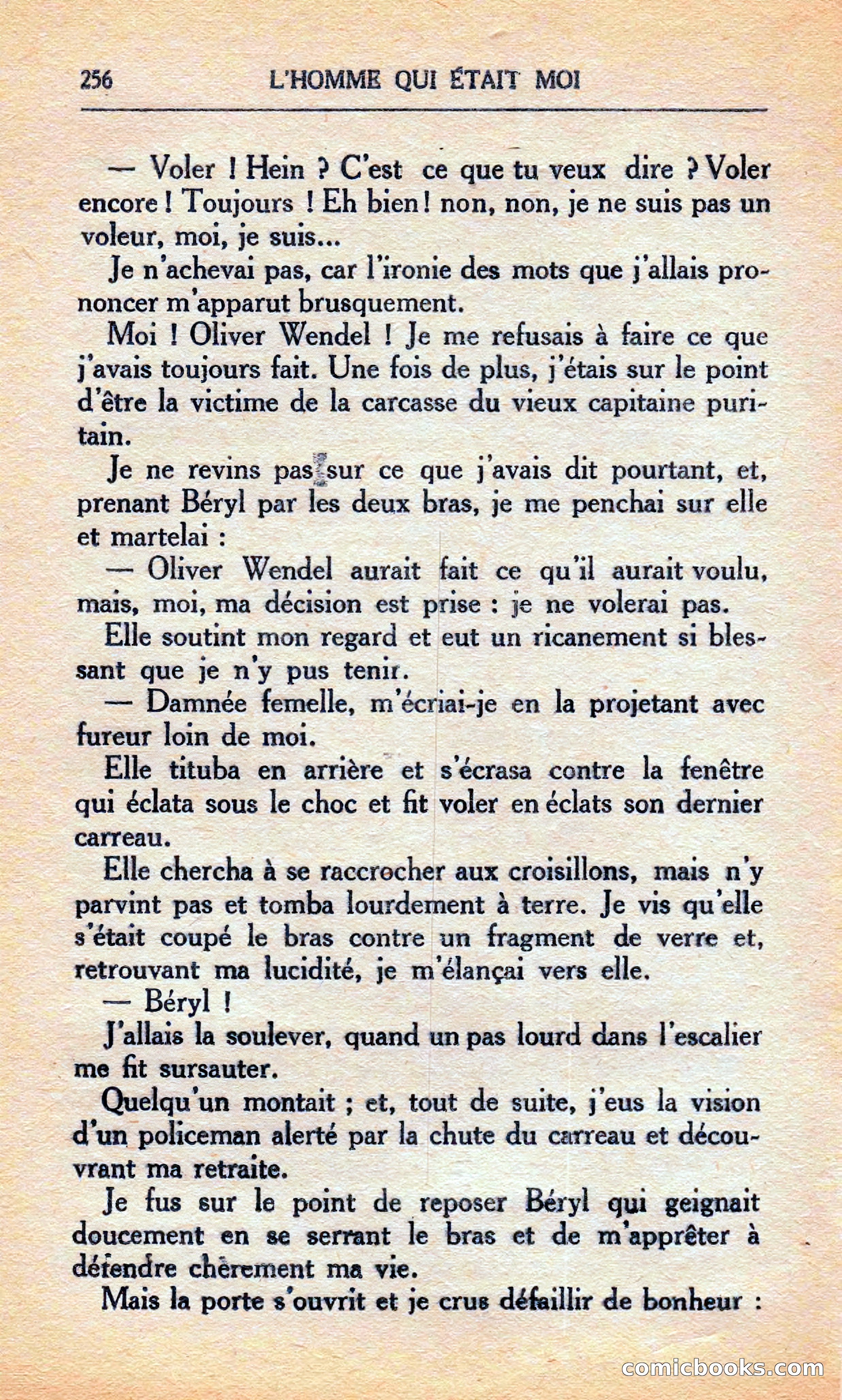 L'homme Qui Était Moi — page 262 of 309