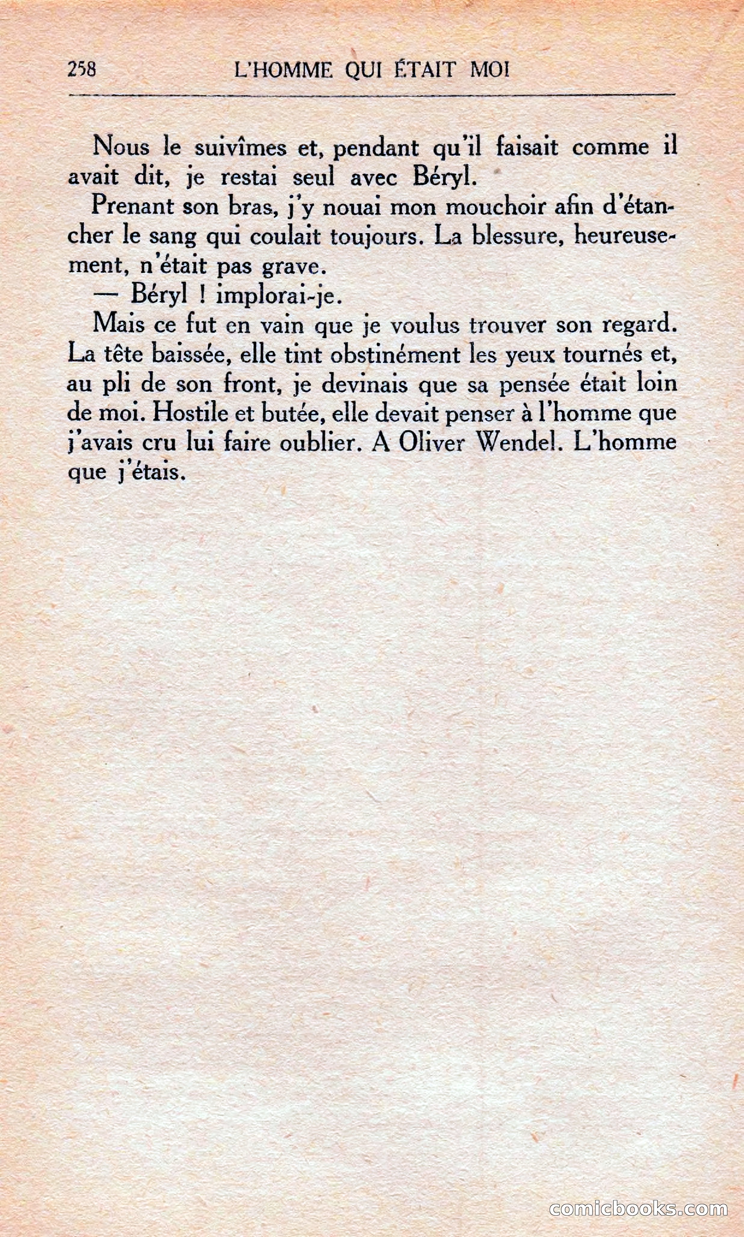 L'homme Qui Était Moi — page 264 of 309