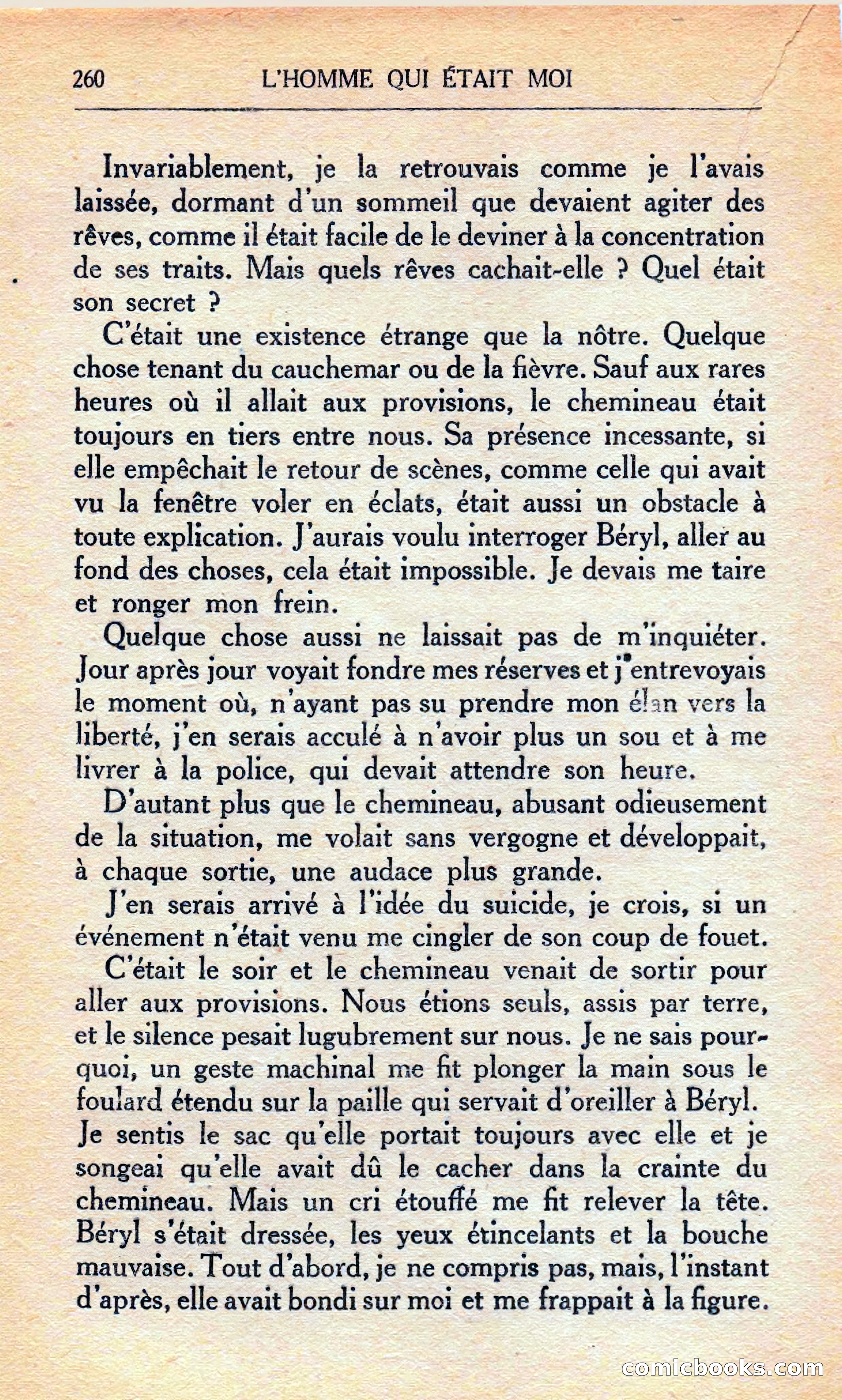 L'homme Qui Était Moi — page 266 of 309