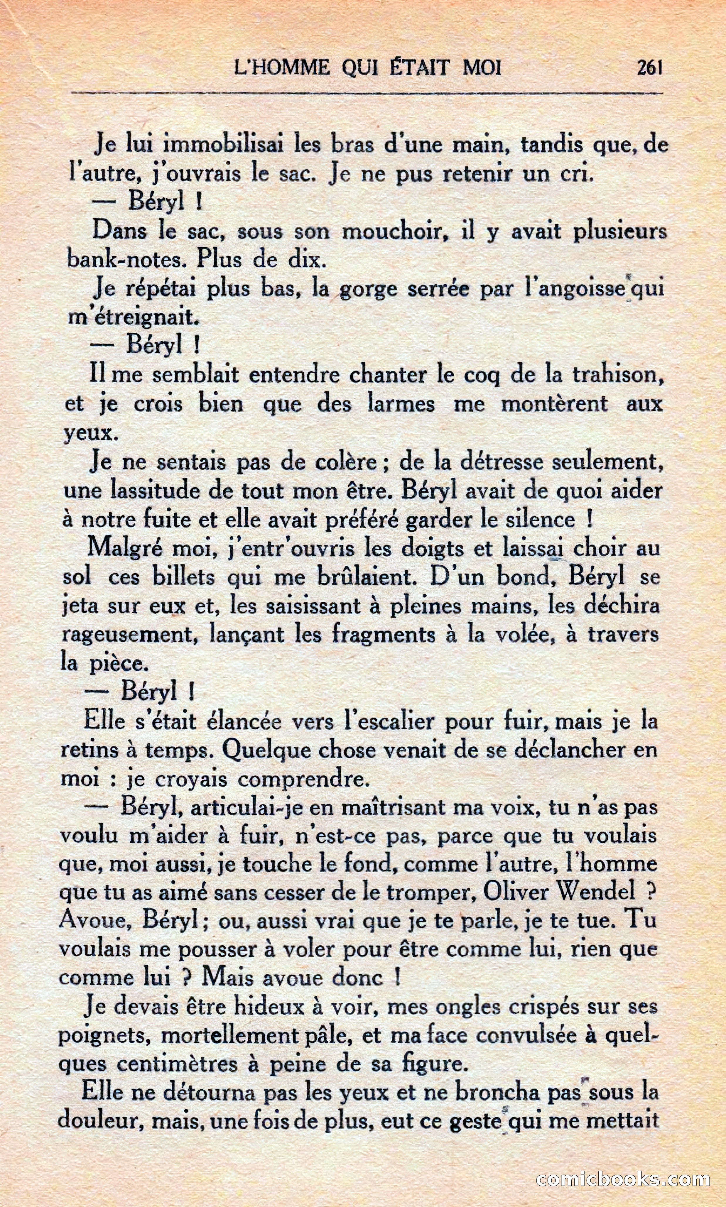 L'homme Qui Était Moi — page 267 of 309