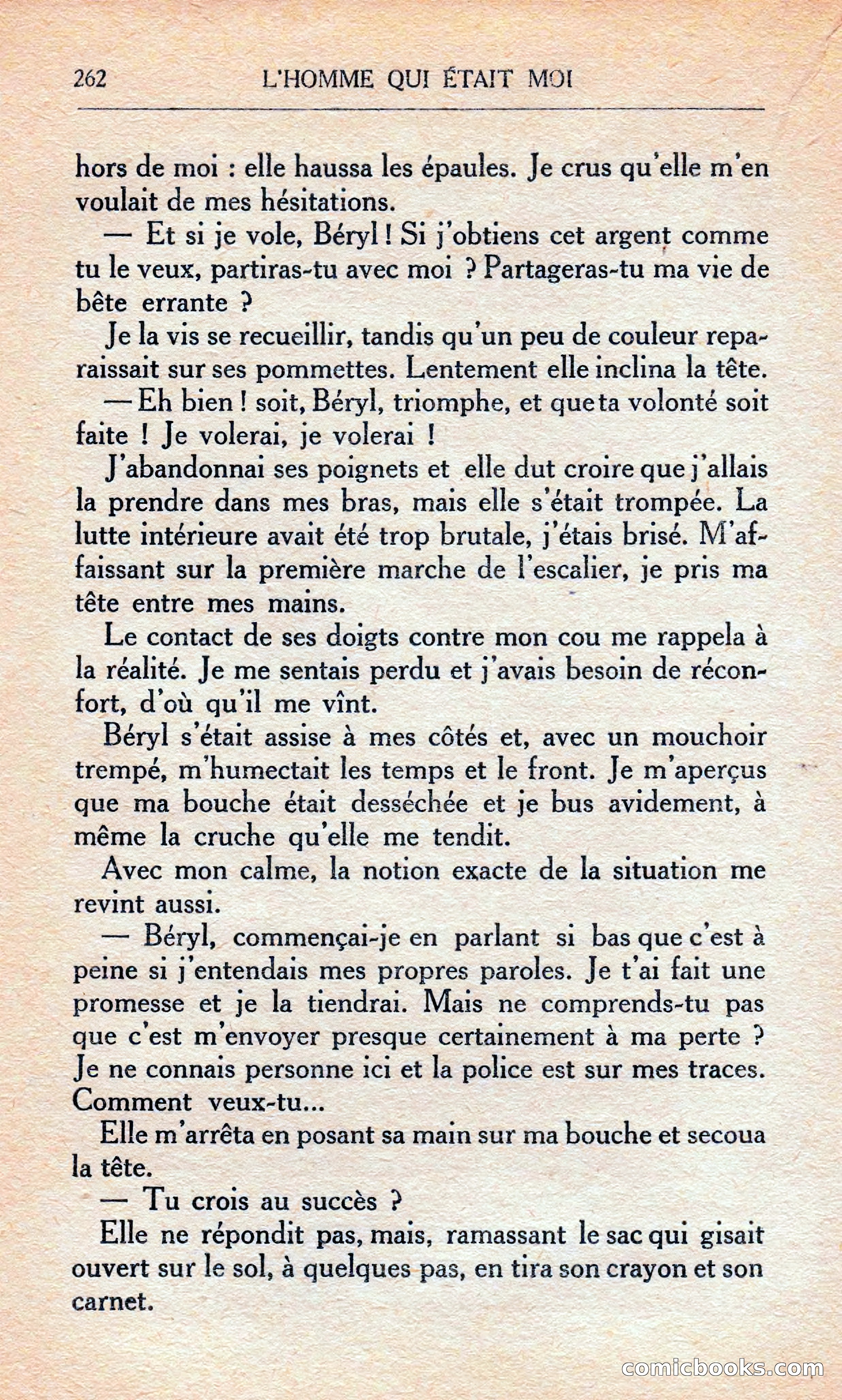 L'homme Qui Était Moi — page 268 of 309