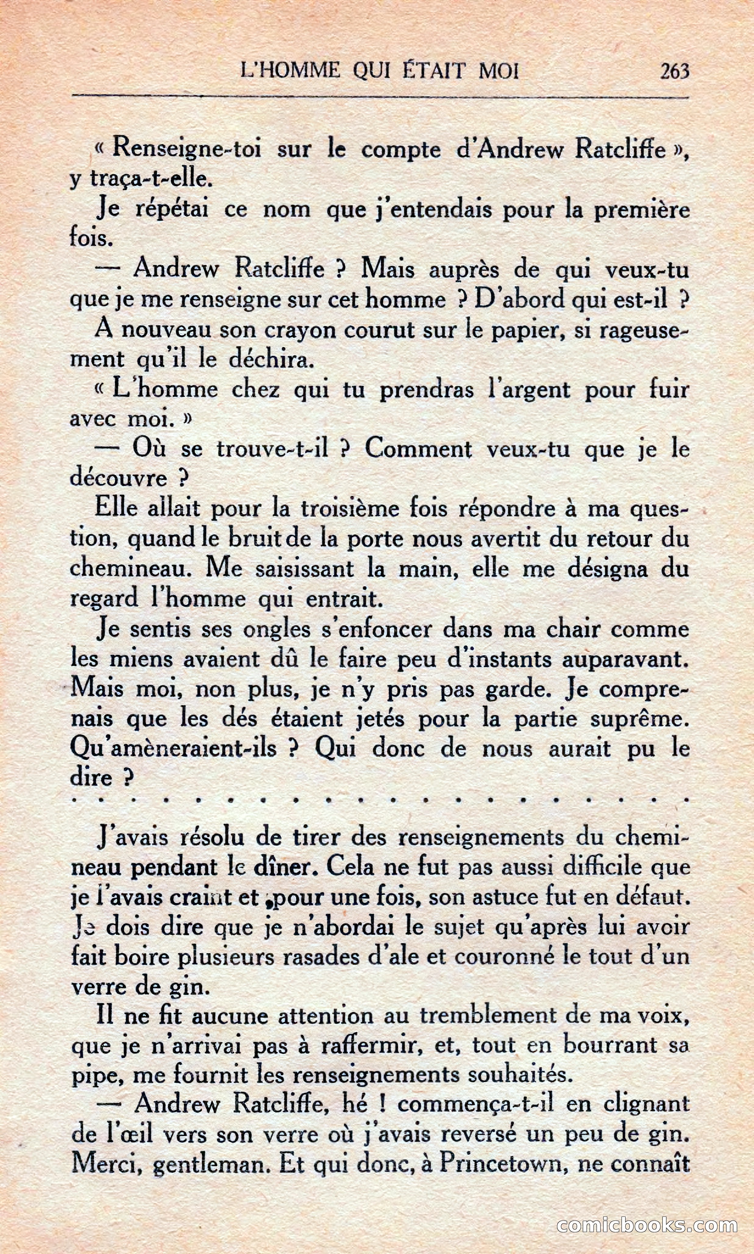 L'homme Qui Était Moi — page 269 of 309