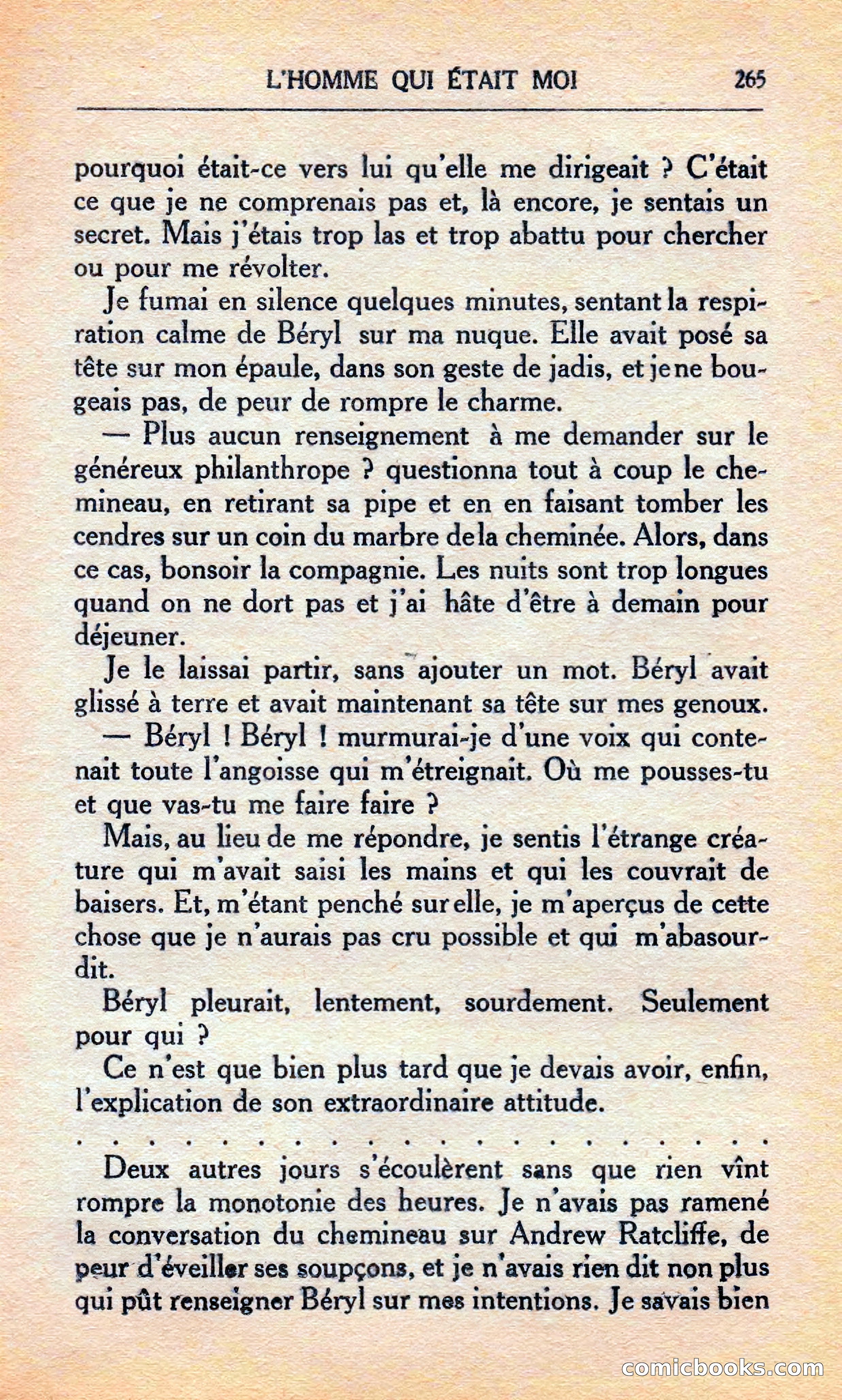 L'homme Qui Était Moi — page 271 of 309
