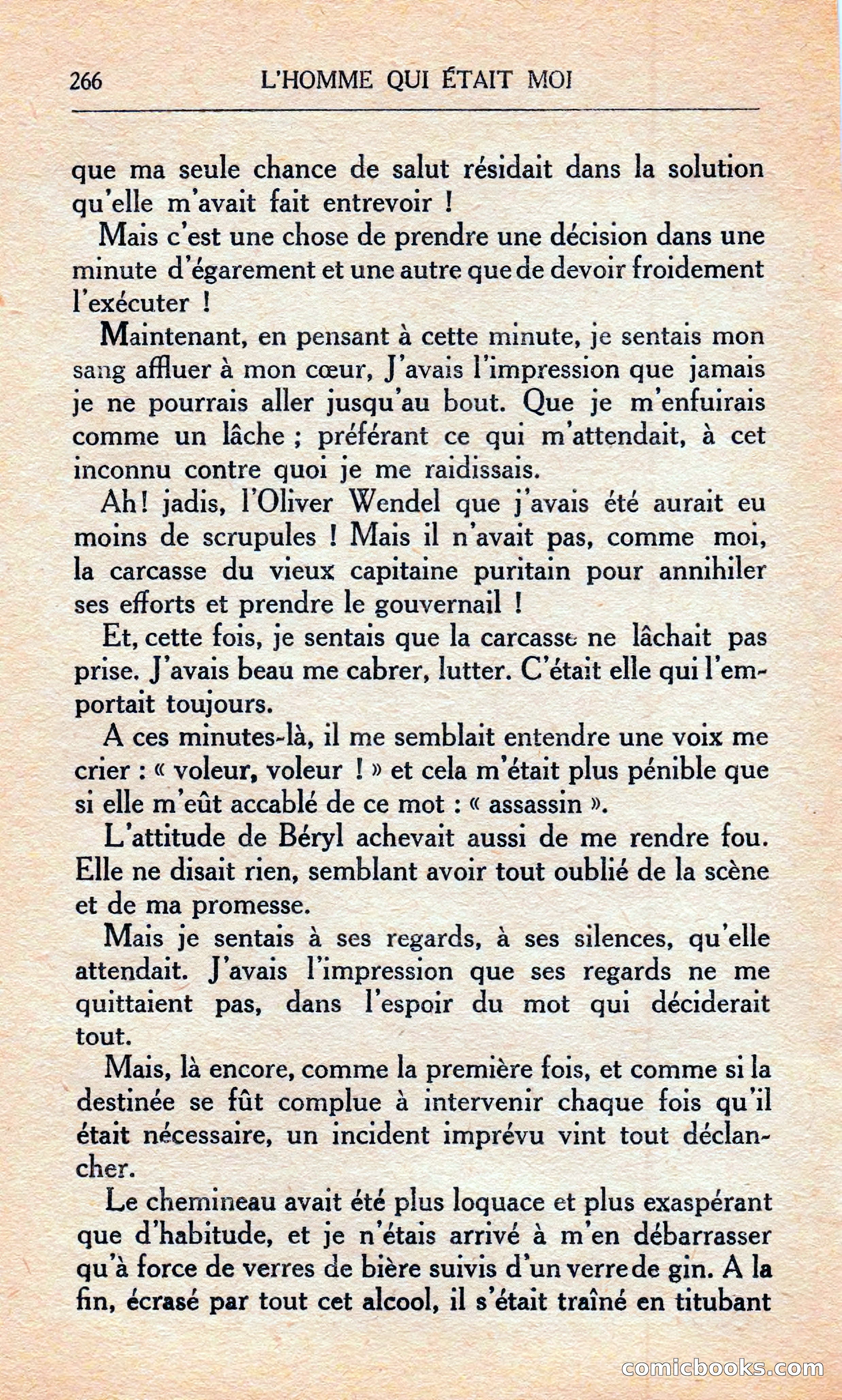 L'homme Qui Était Moi — page 272 of 309