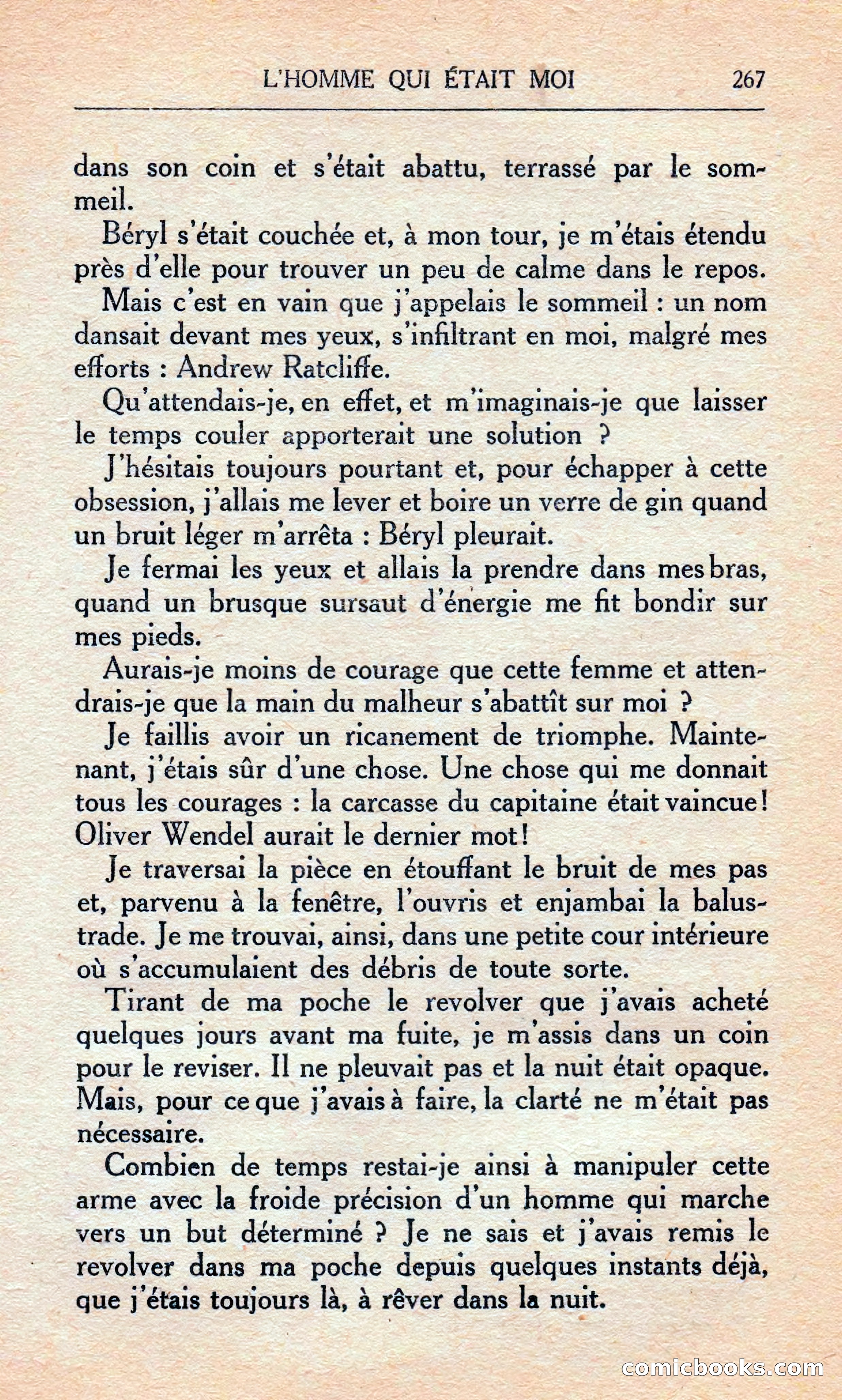 L'homme Qui Était Moi — page 273 of 309
