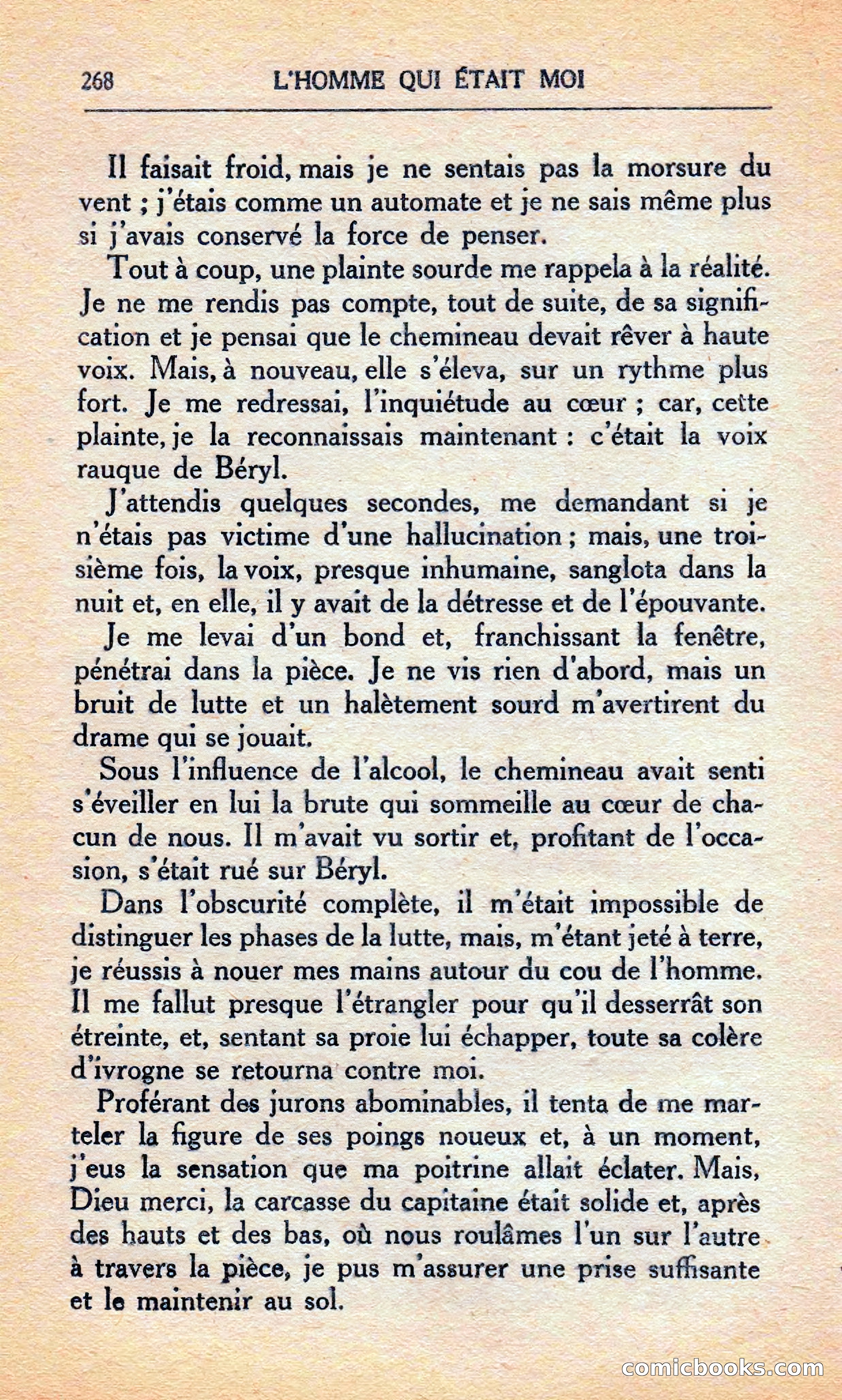 L'homme Qui Était Moi — page 274 of 309