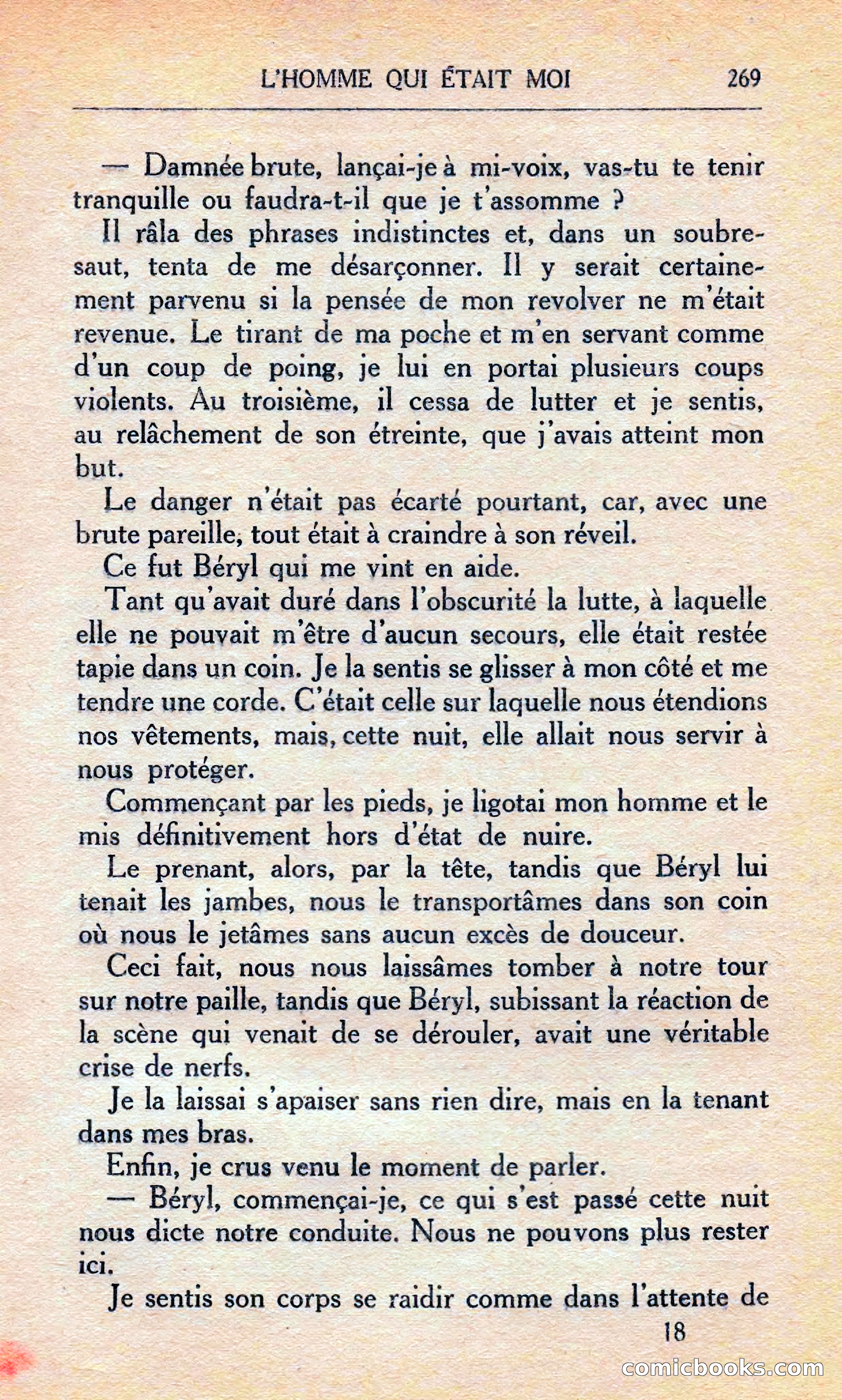 L'homme Qui Était Moi — page 275 of 309
