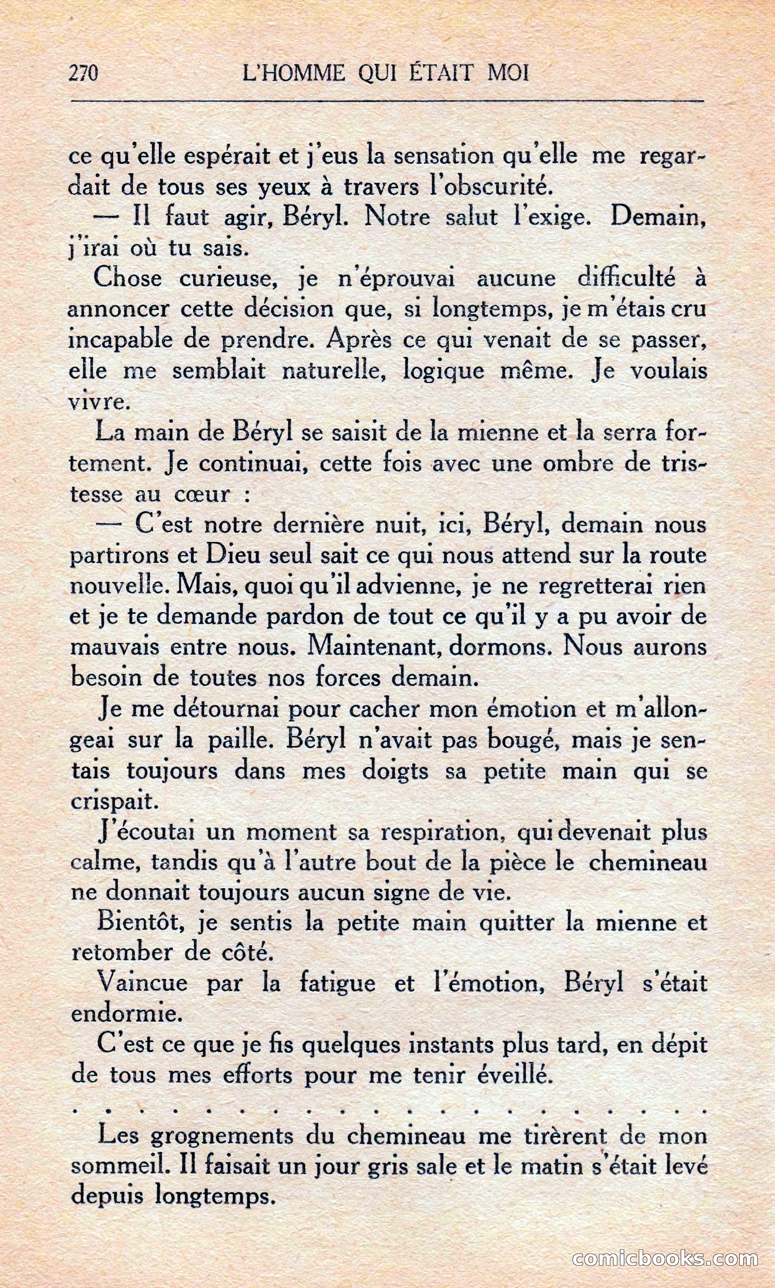 L'homme Qui Était Moi — page 276 of 309