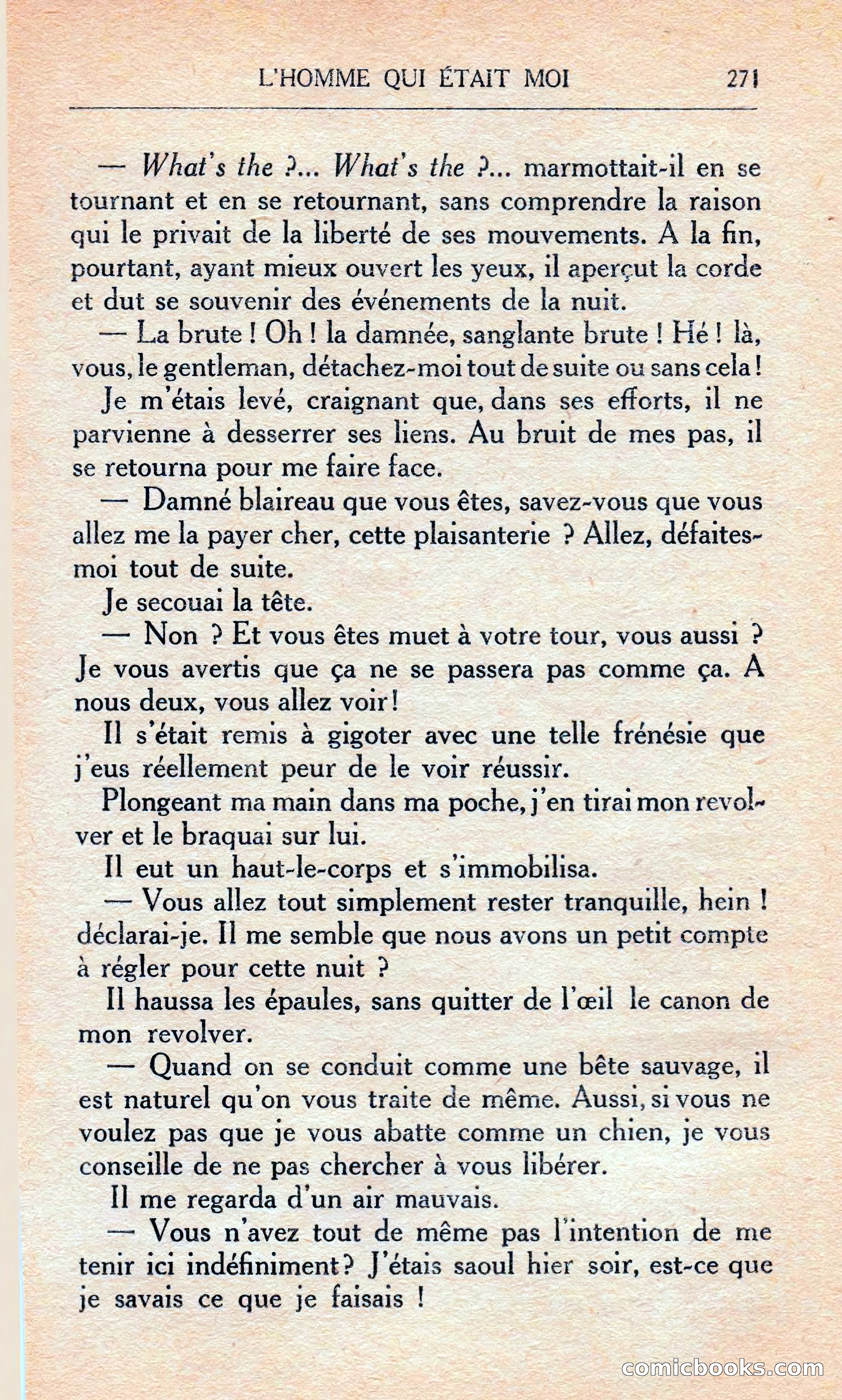 L'homme Qui Était Moi — page 277 of 309