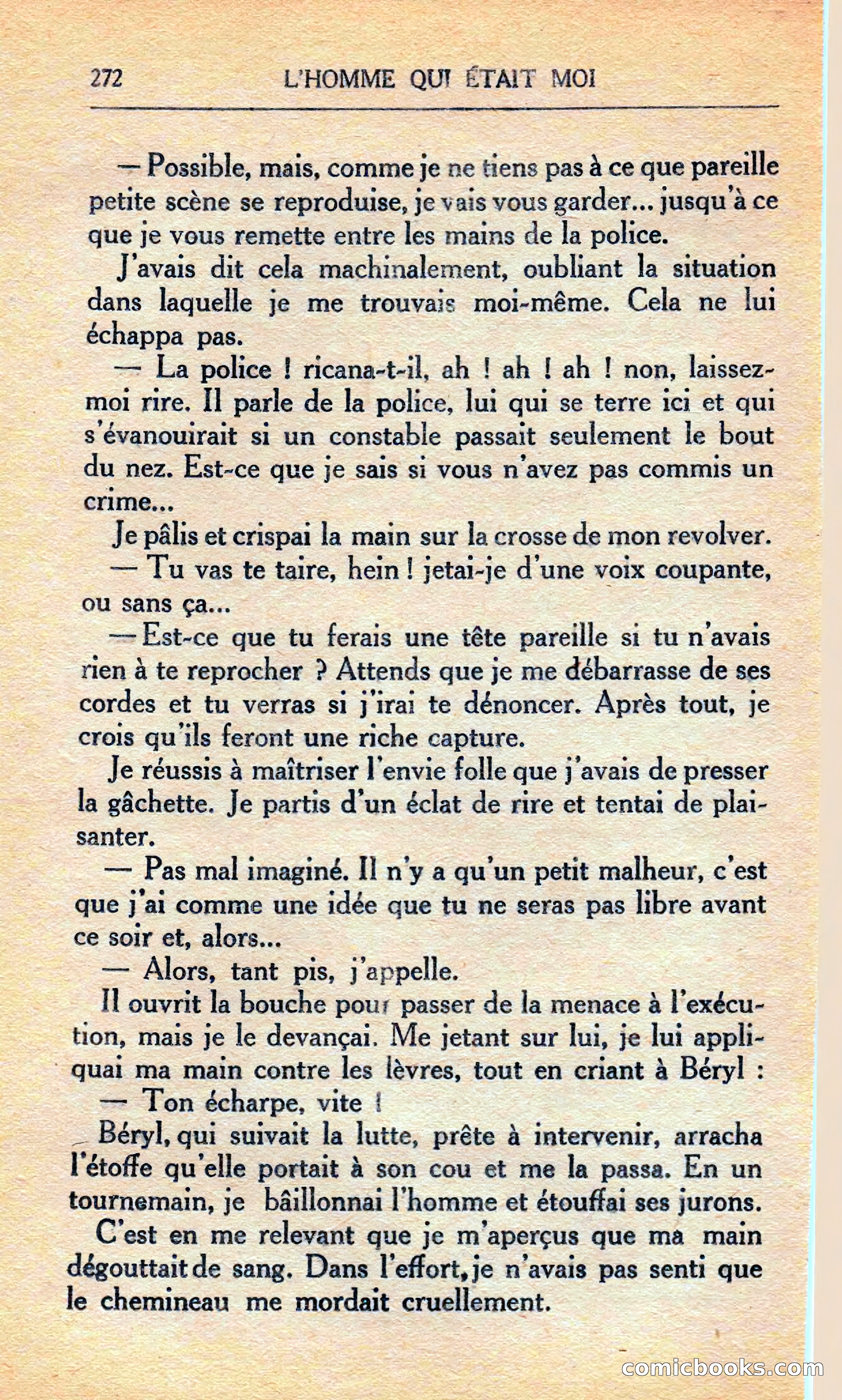 L'homme Qui Était Moi — page 278 of 309