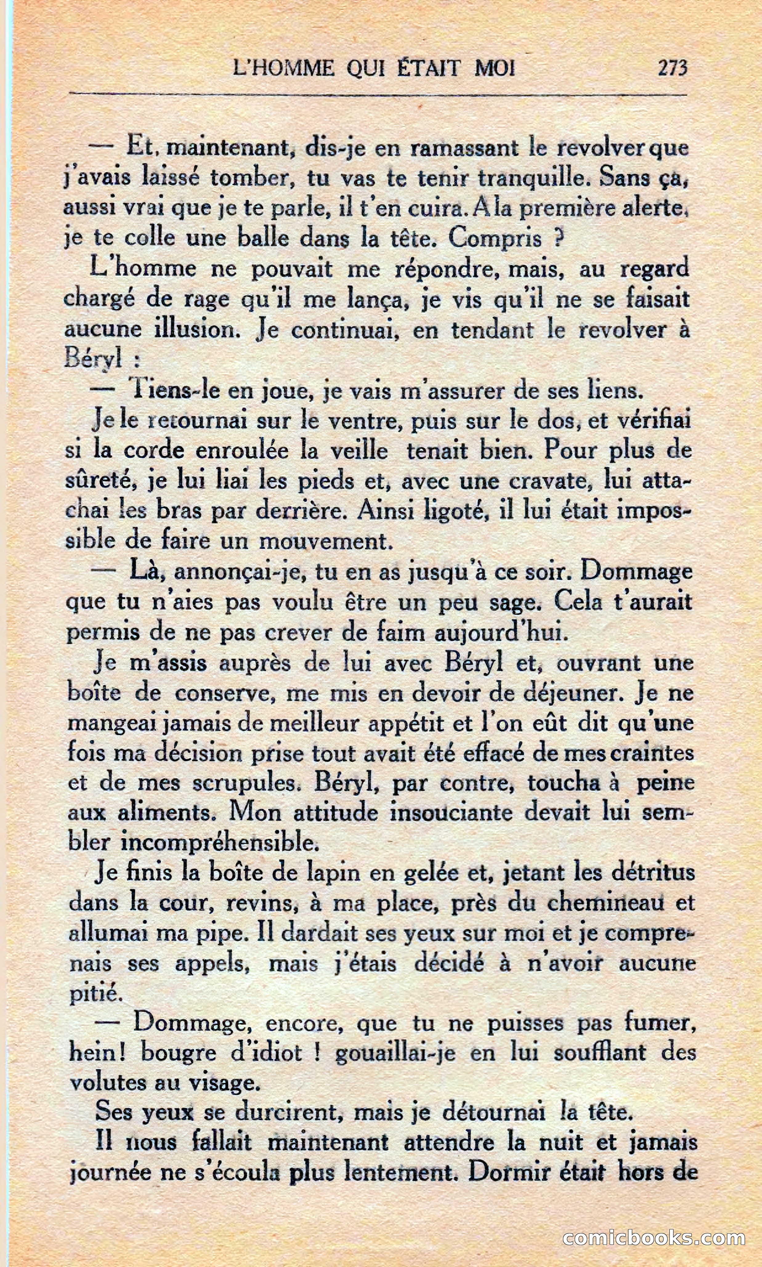 L'homme Qui Était Moi — page 279 of 309